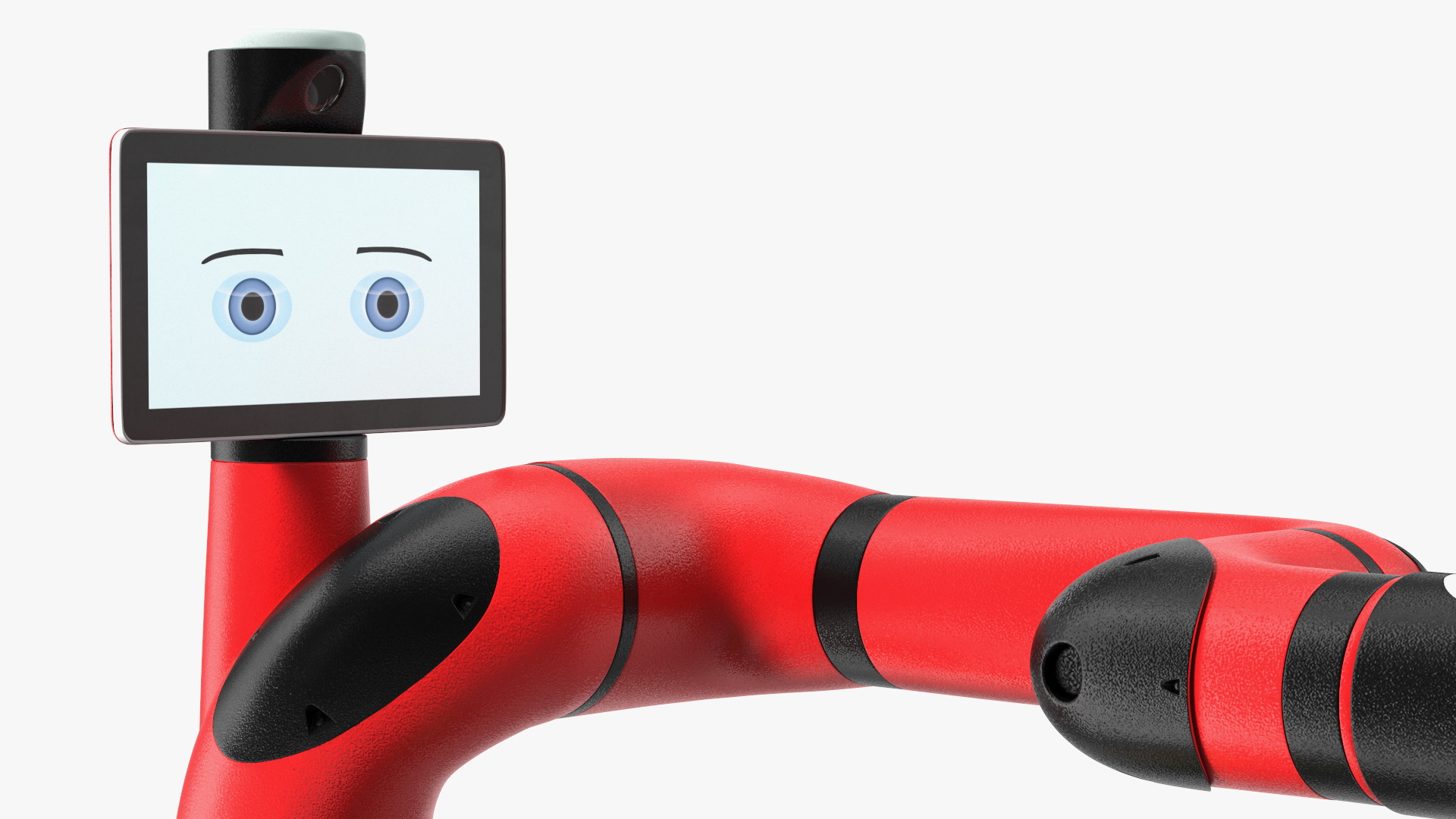 3D Sawyer Black Edition Collaborative Robot with Pedestal Rigged