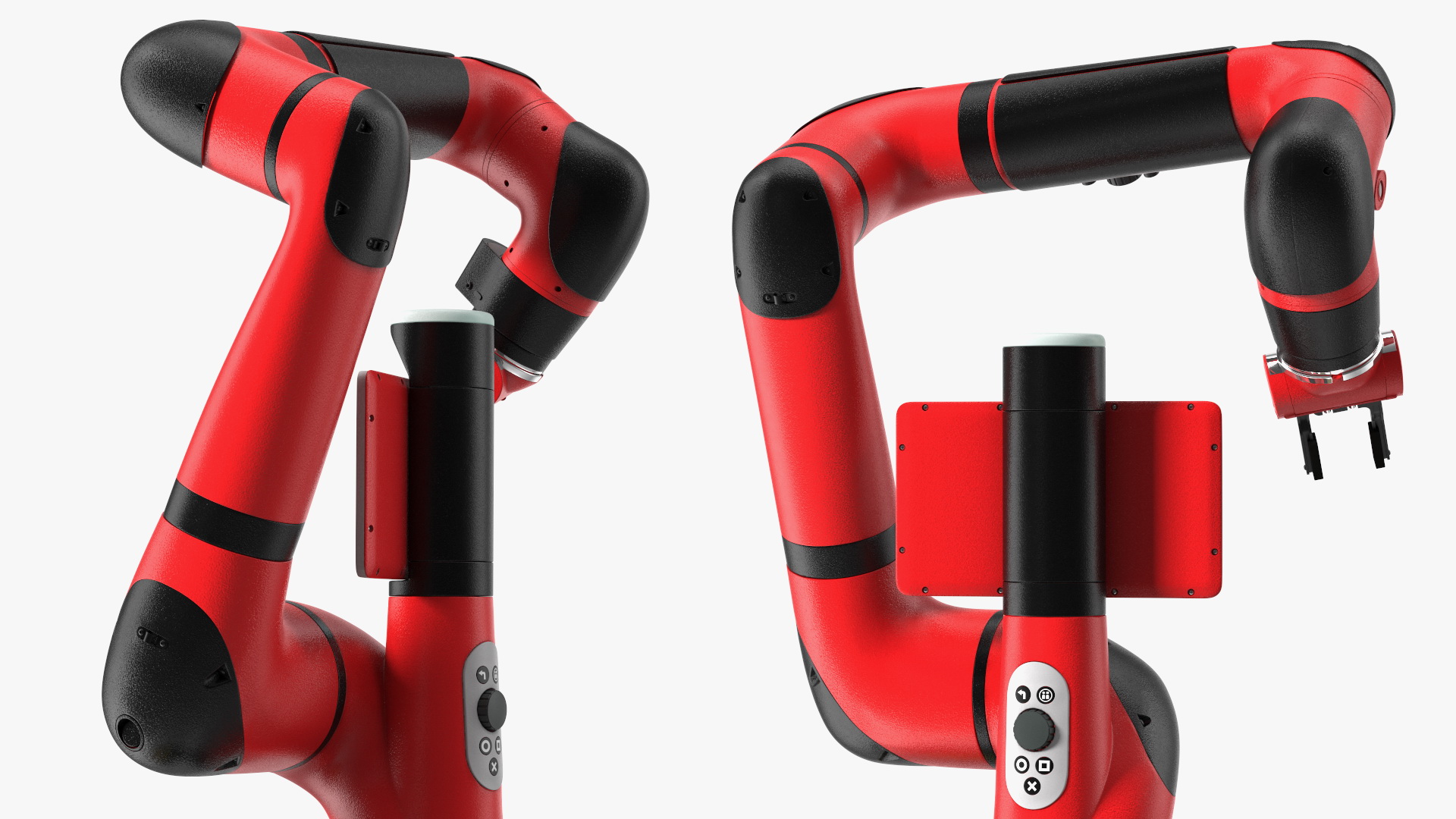 3D Sawyer Black Edition Collaborative Robot with Pedestal Rigged
