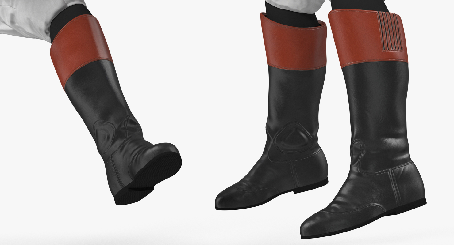 Jockey Riding Horse 3D model