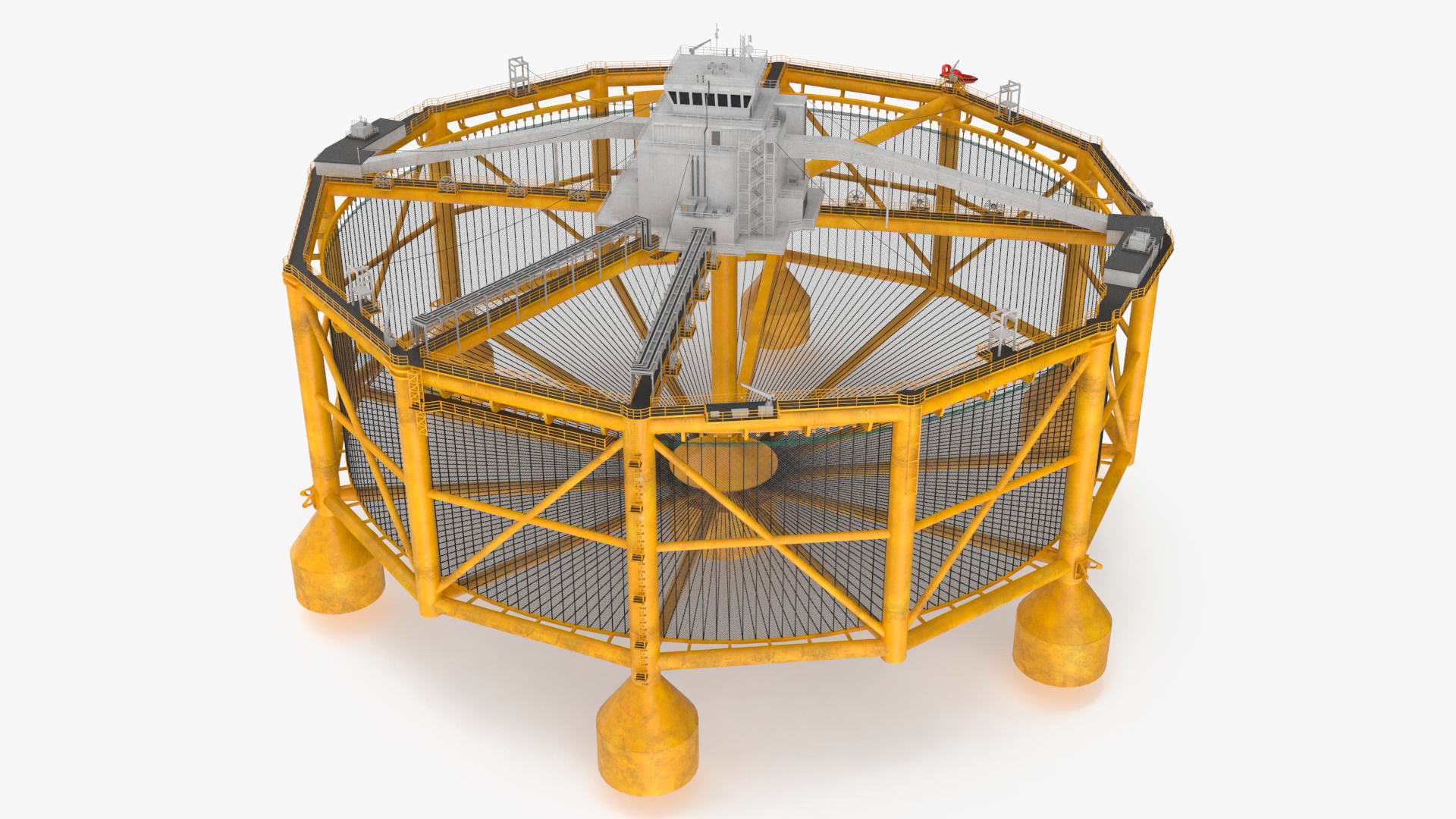 3D model Ocean Farm 1 Offshore Fishfarm