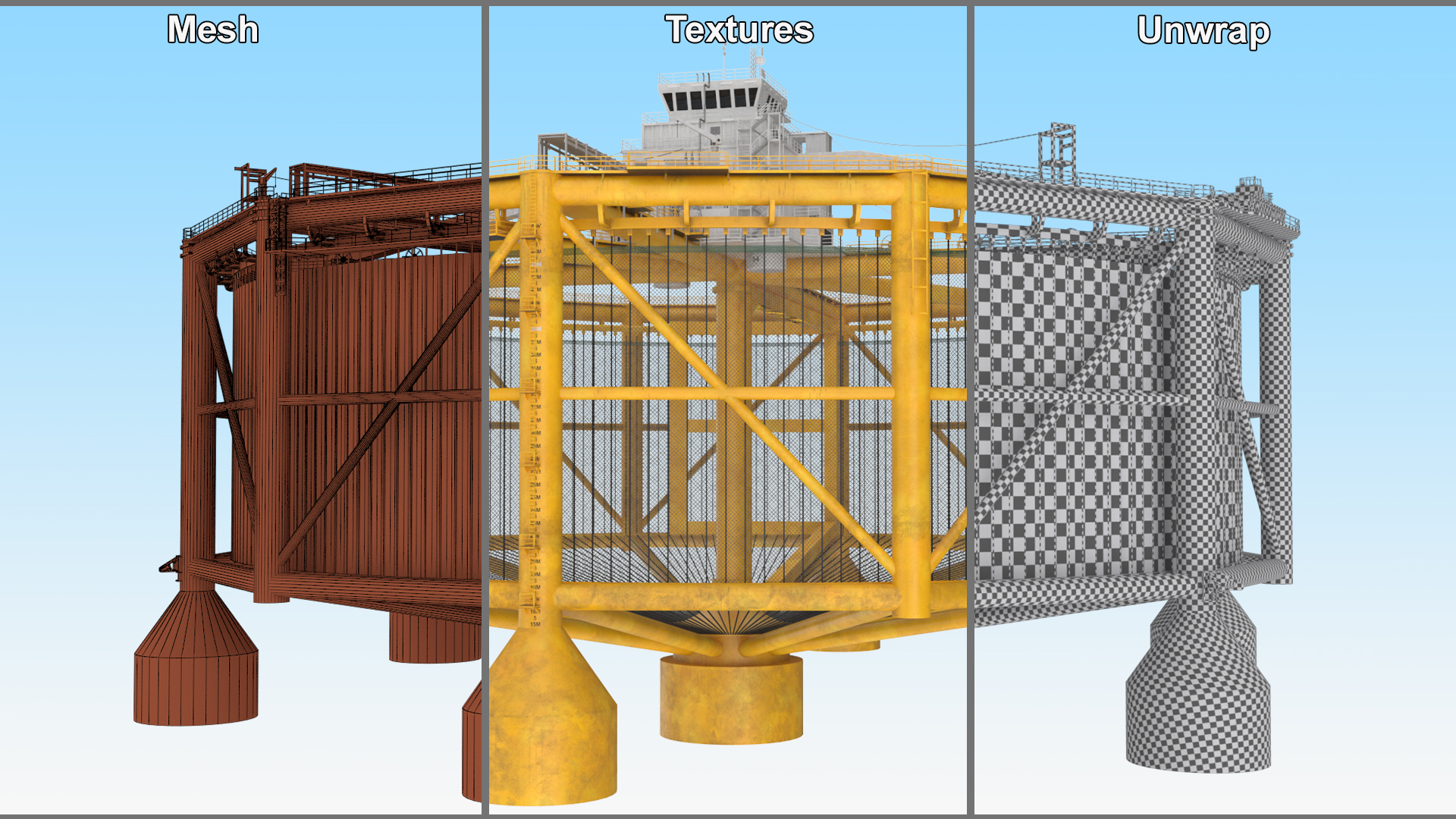 3D model Ocean Farm 1 Offshore Fishfarm
