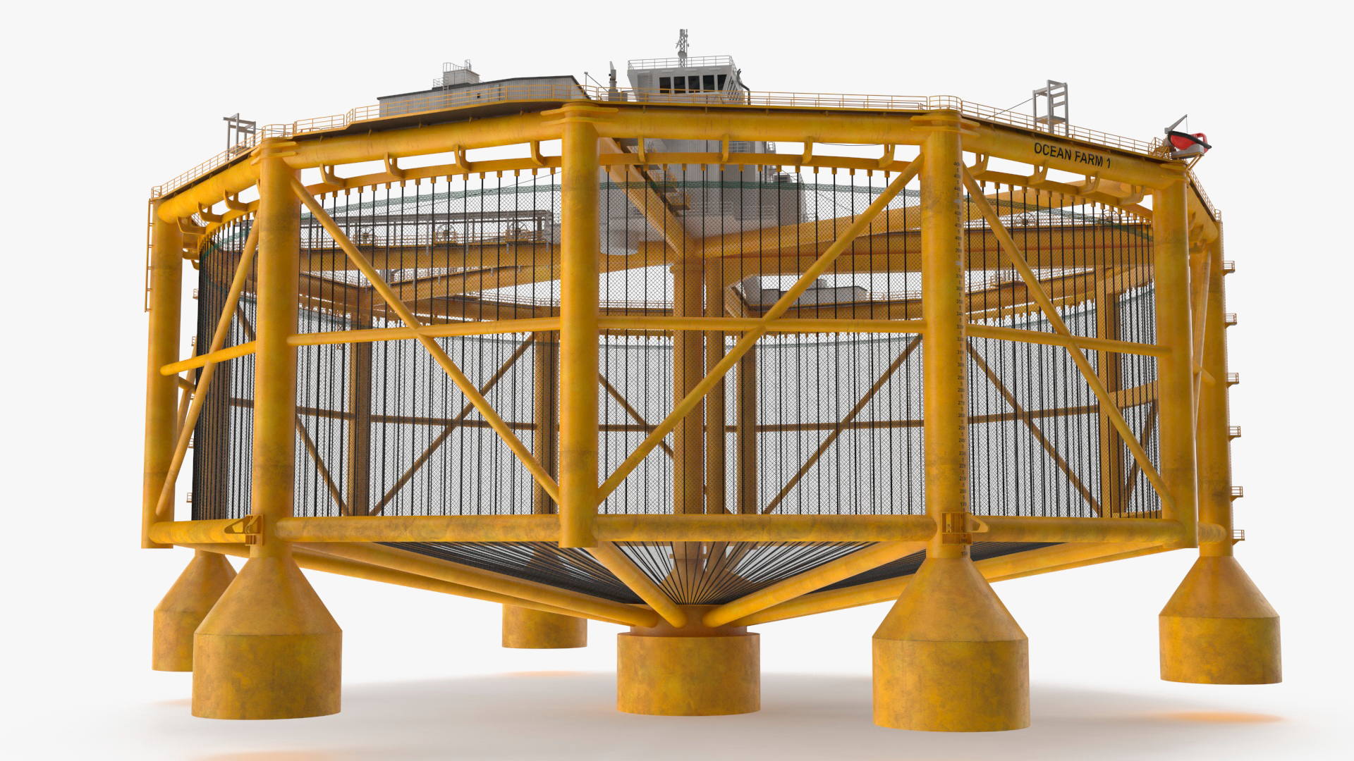 3D model Ocean Farm 1 Offshore Fishfarm