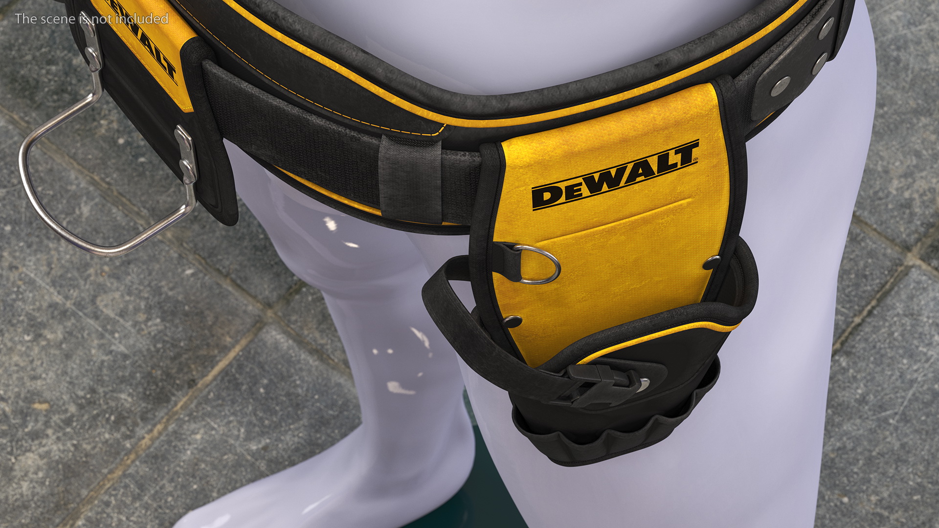 DeWalt DWST1 75552 Multi Purpose Tool Belt Dusty Set 3D