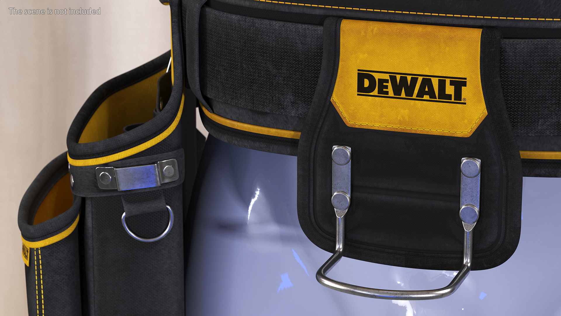 DeWalt DWST1 75552 Multi Purpose Tool Belt Dusty Set 3D