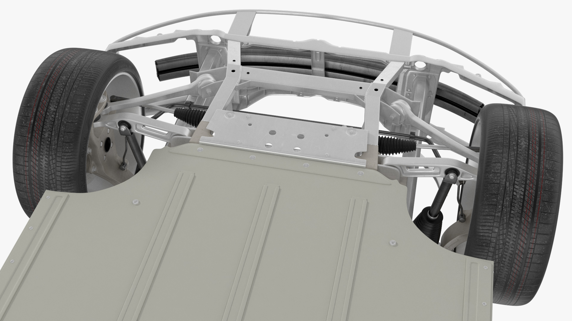 Electric Vehicle Chassis 3D model
