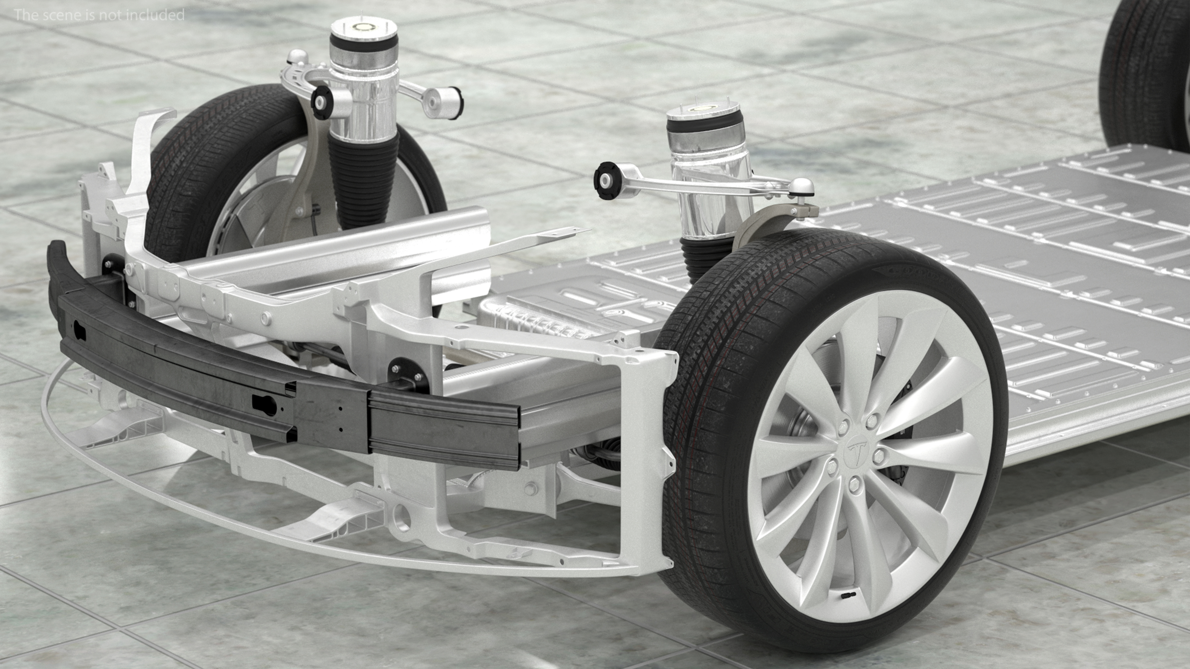 Electric Vehicle Chassis 3D model