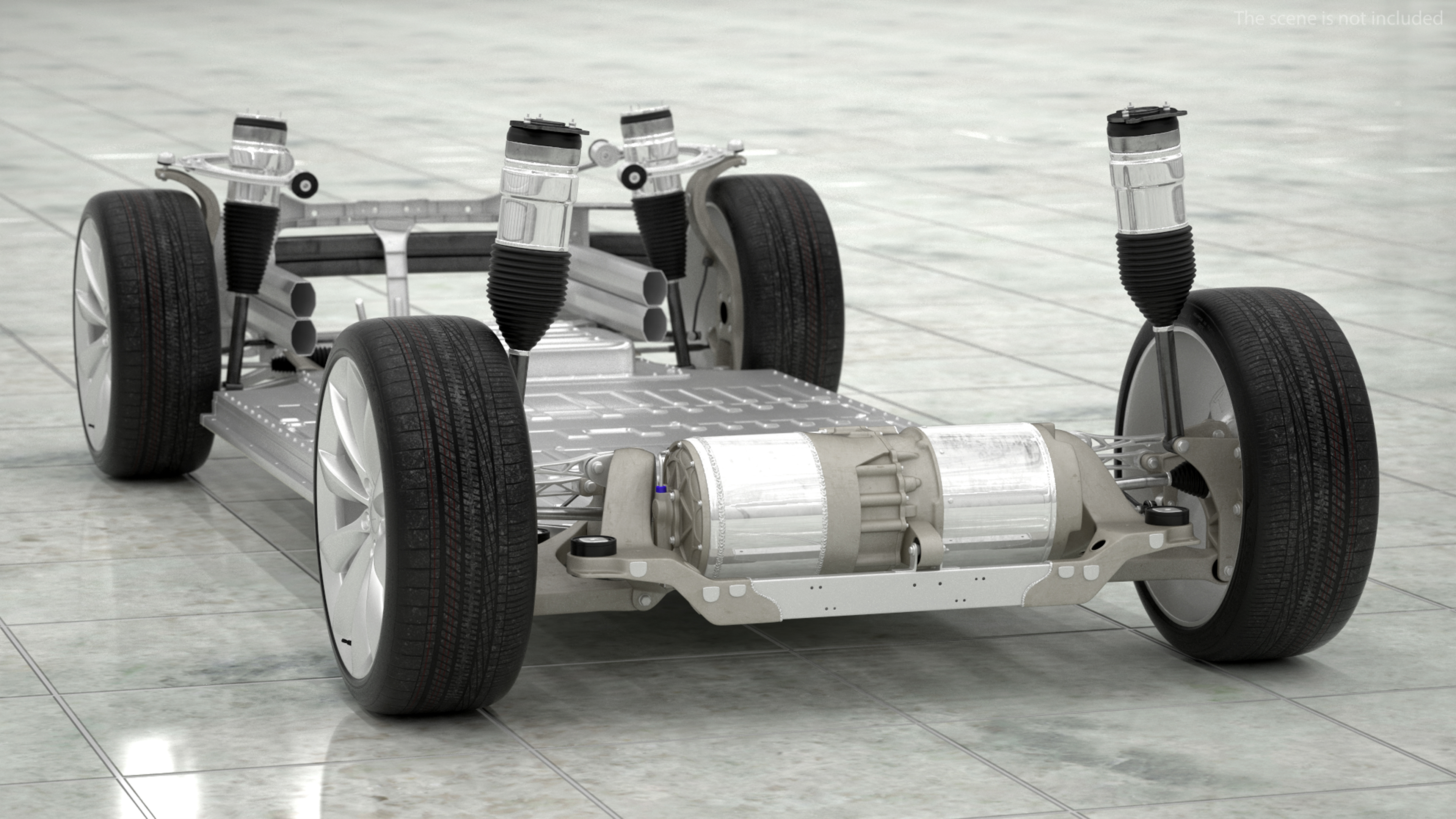 Electric Vehicle Chassis 3D model