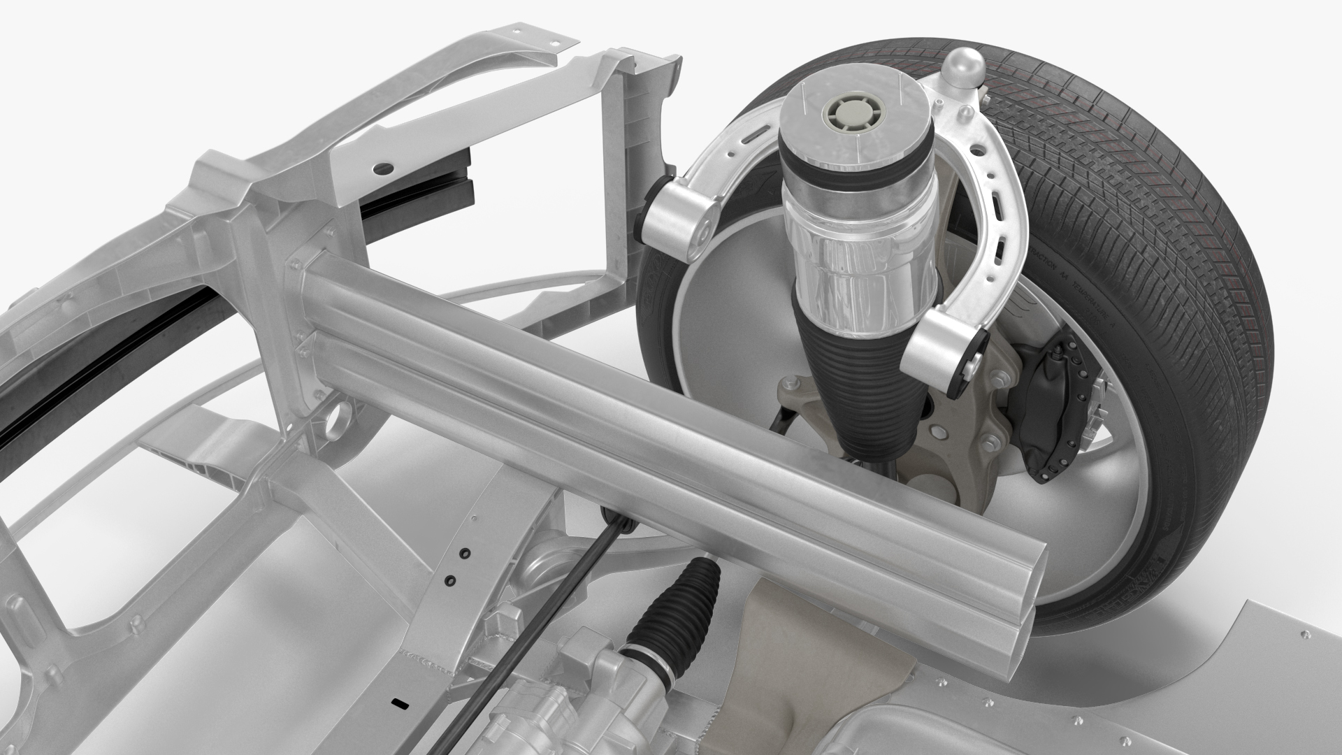 Electric Vehicle Chassis 3D model