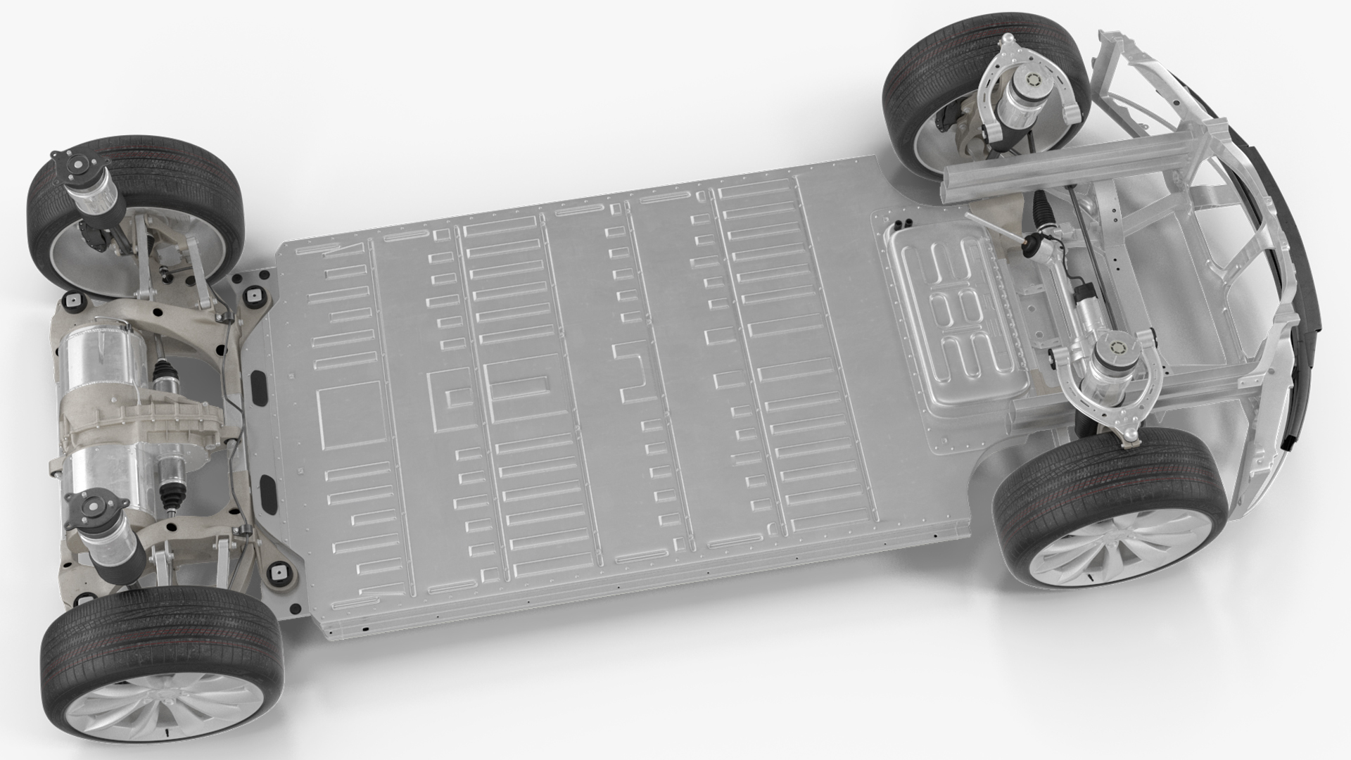 Electric Vehicle Chassis 3D model
