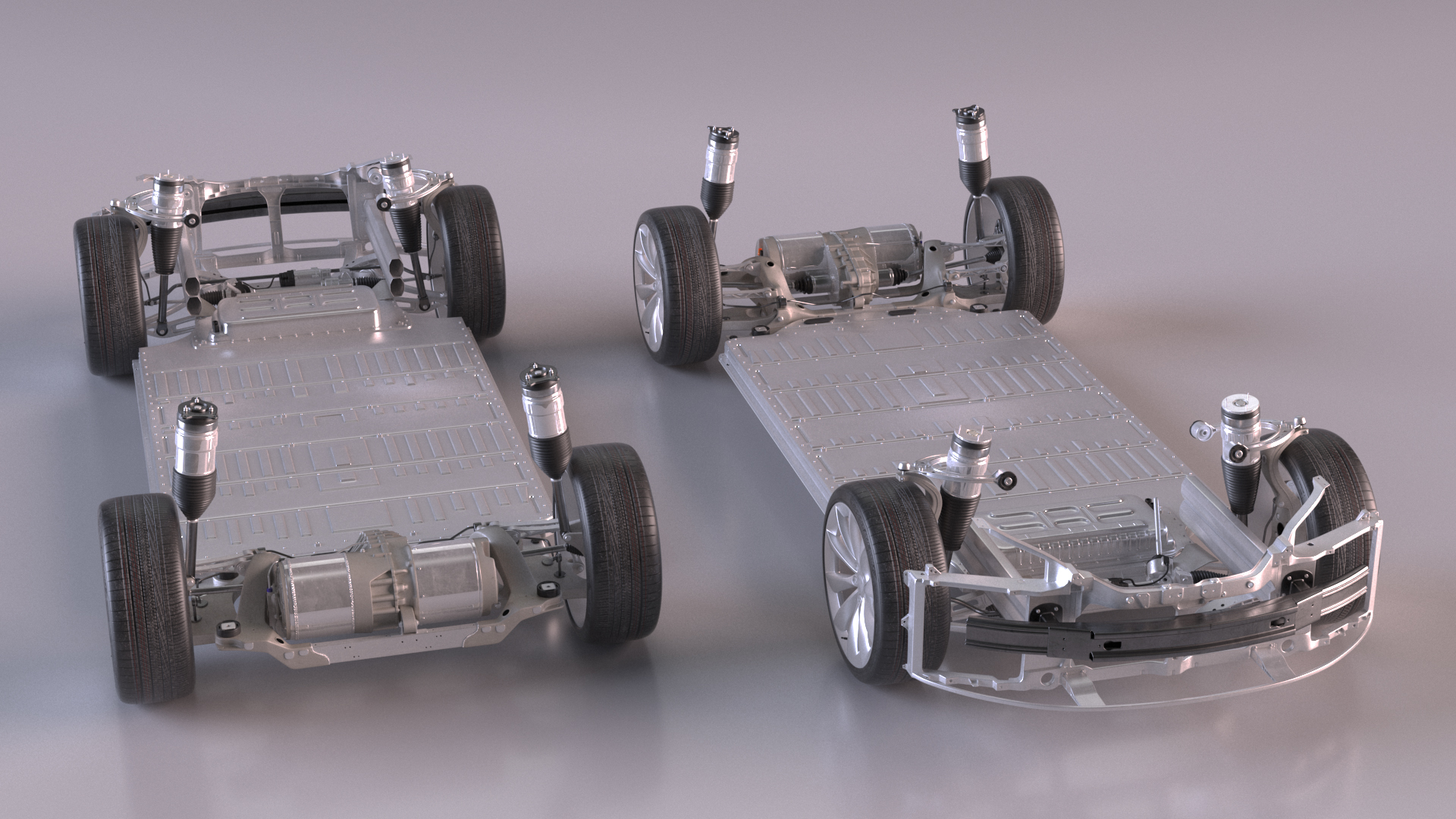 Electric Vehicle Chassis 3D model