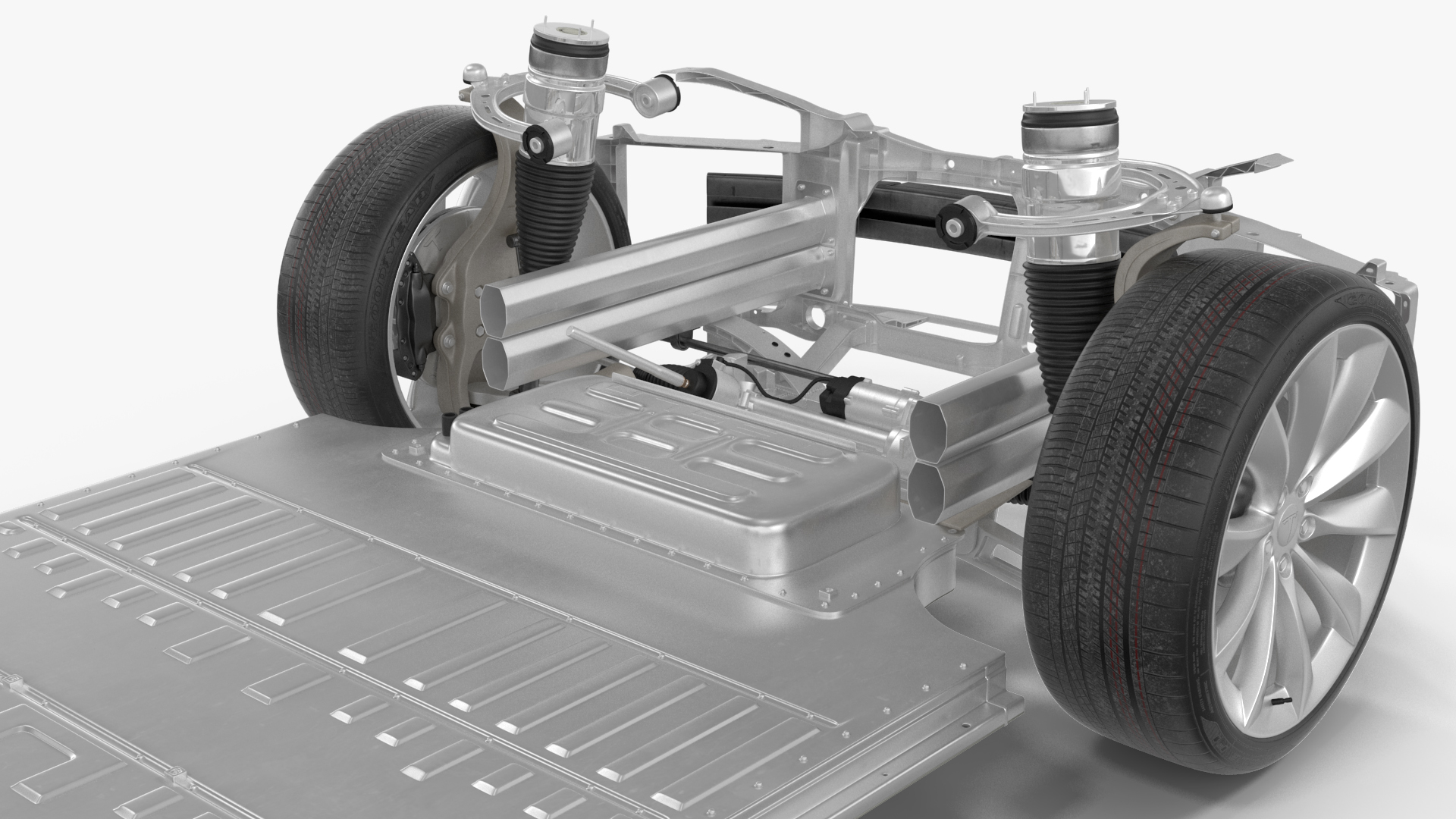 Electric Vehicle Chassis 3D model