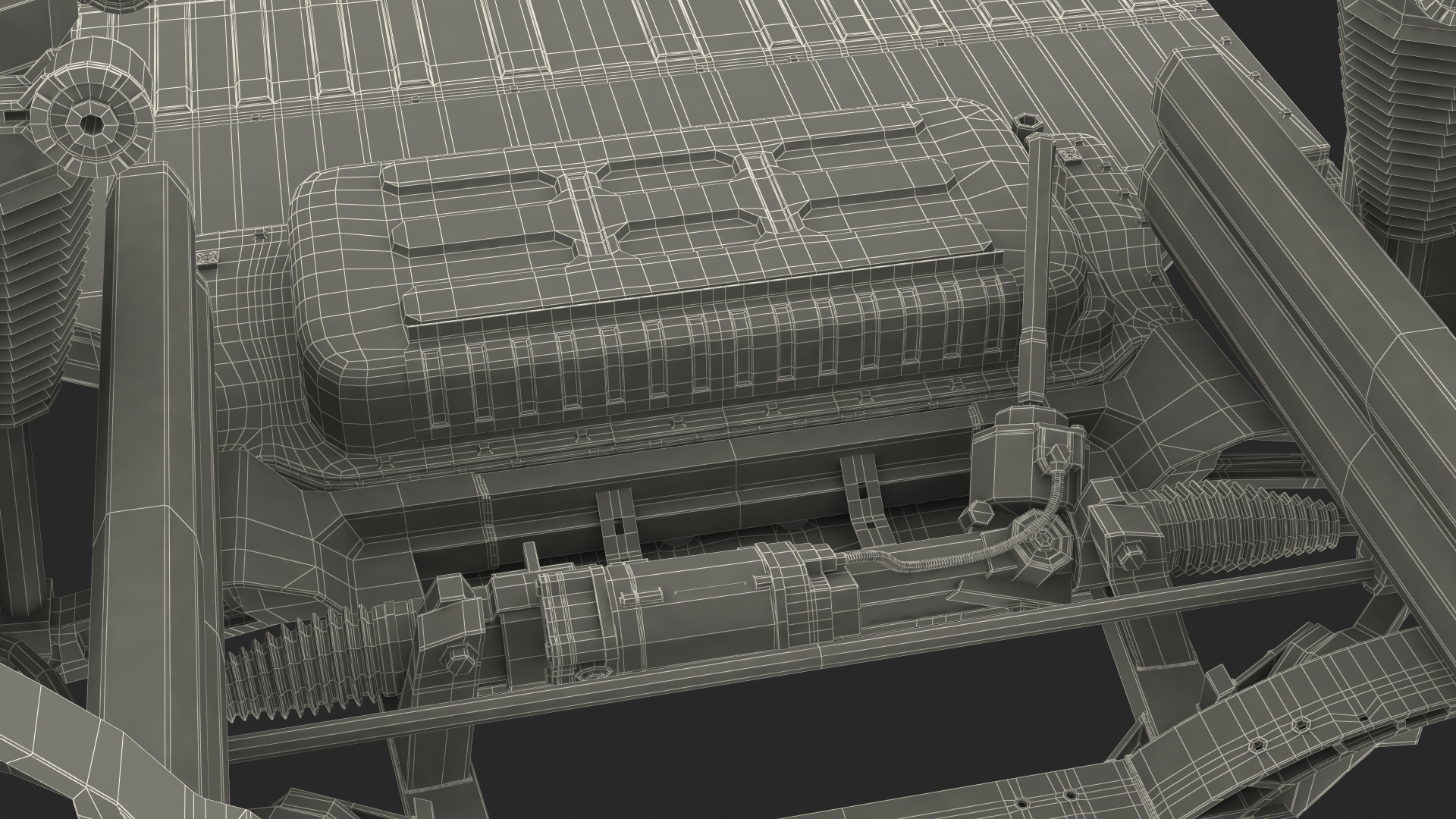 Electric Vehicle Chassis 3D model