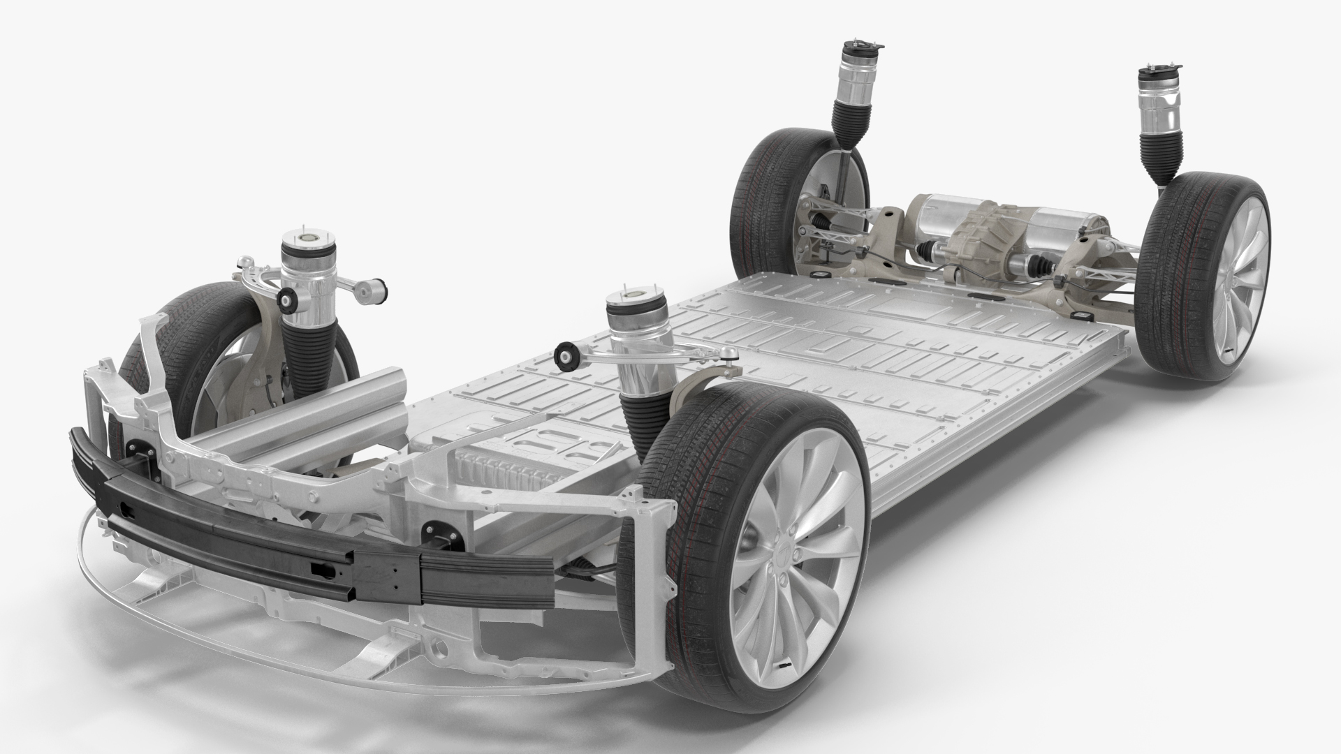 Electric Vehicle Chassis 3D model