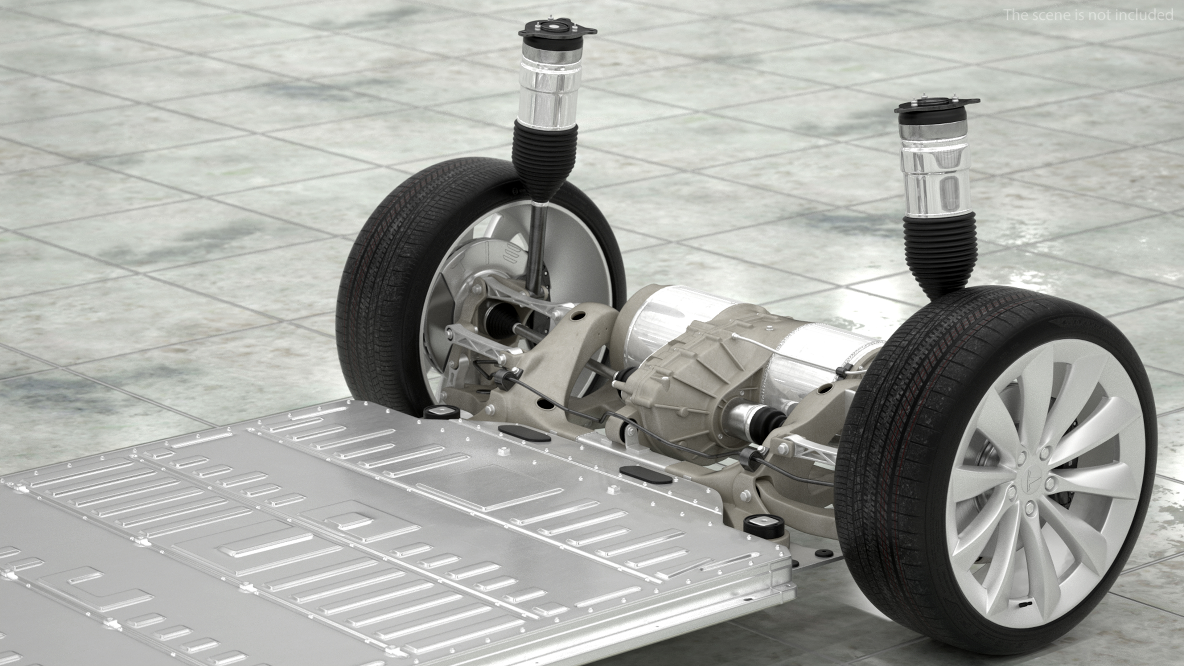 Electric Vehicle Chassis 3D model