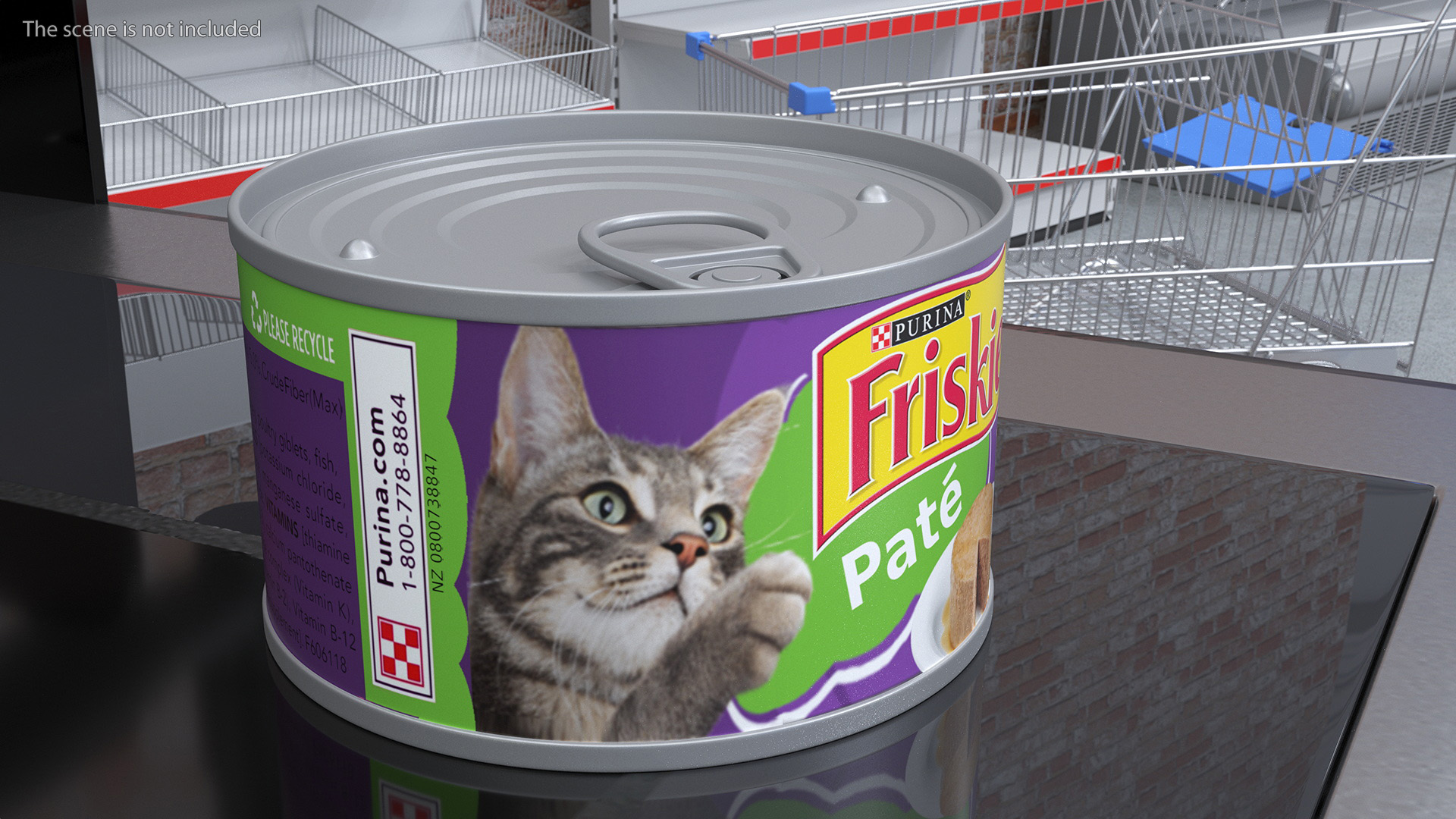 Pet Canned Food Friskies 3D model