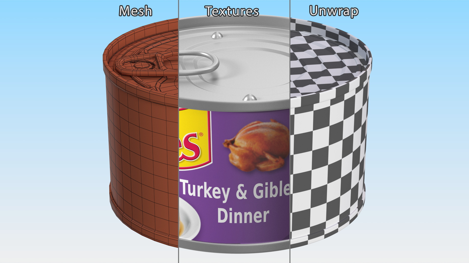 Pet Canned Food Friskies 3D model