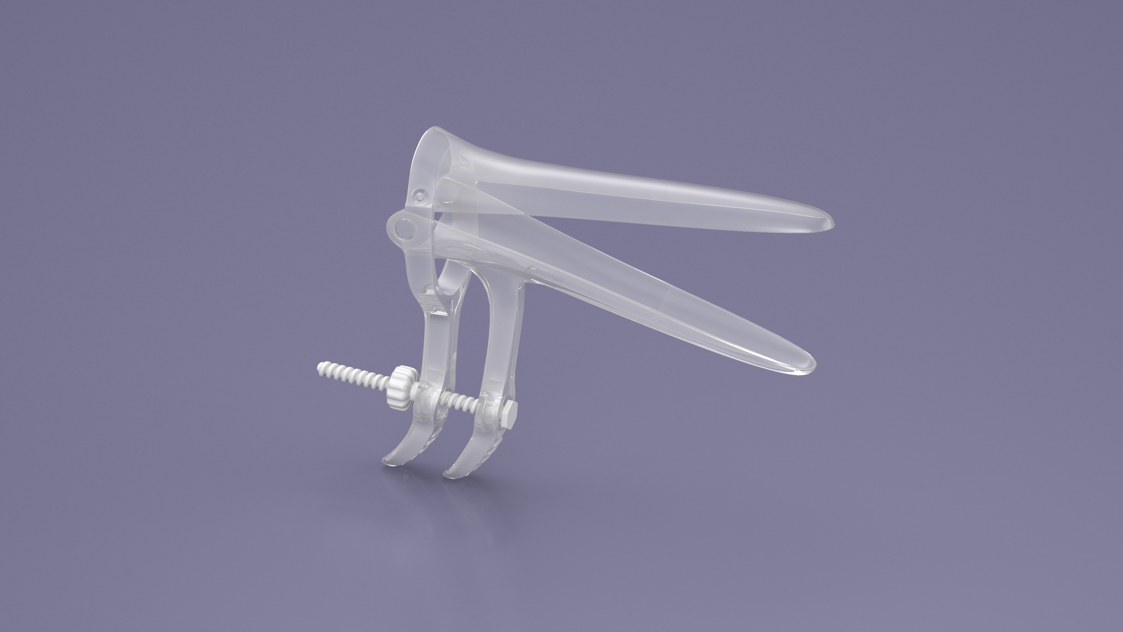 Plastic Vaginal Speculum 3D model