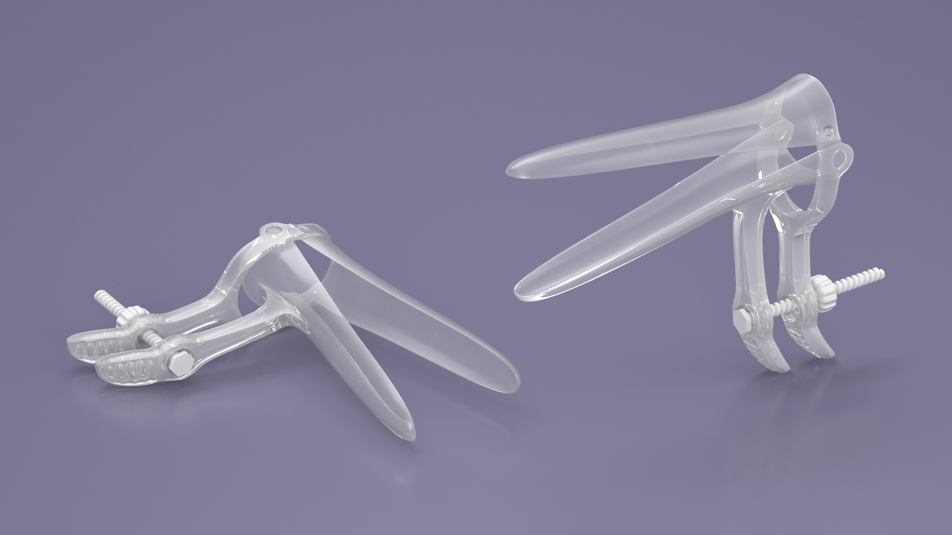Plastic Vaginal Speculum 3D model