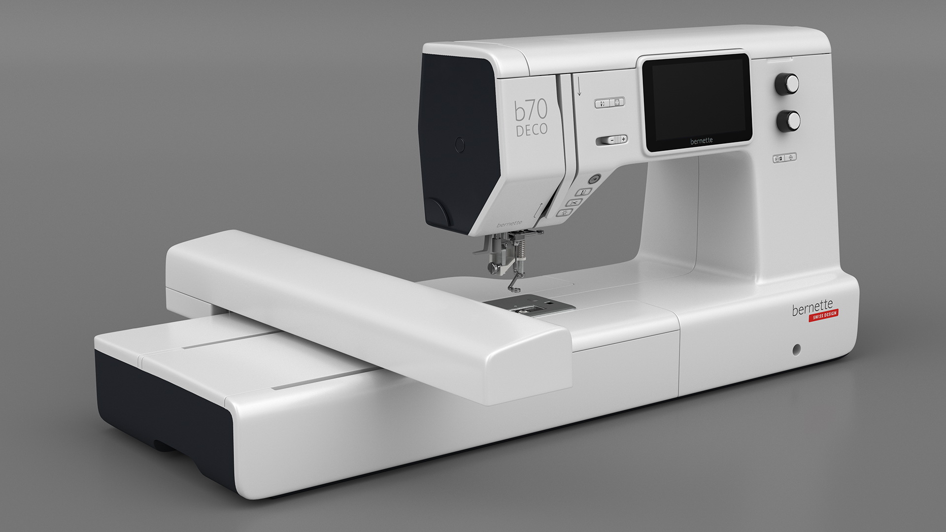 Embroidery Machine Bernette b70 Deco Screen Off 3D