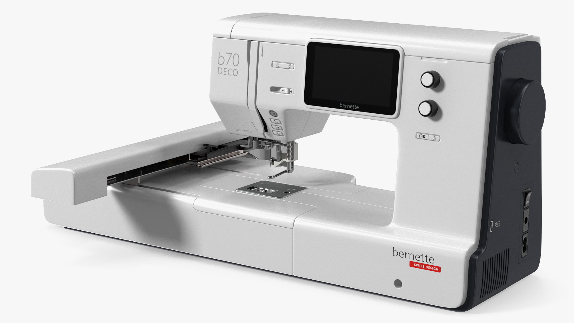 Embroidery Machine Bernette b70 Deco Screen Off 3D