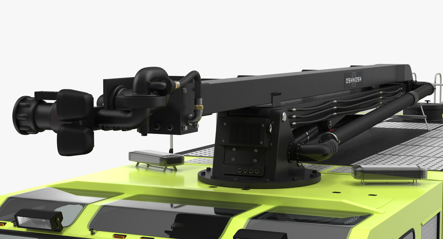 3D Anchorage Airport Engine Oshkosh 4500 San Francisco Airport Rigged