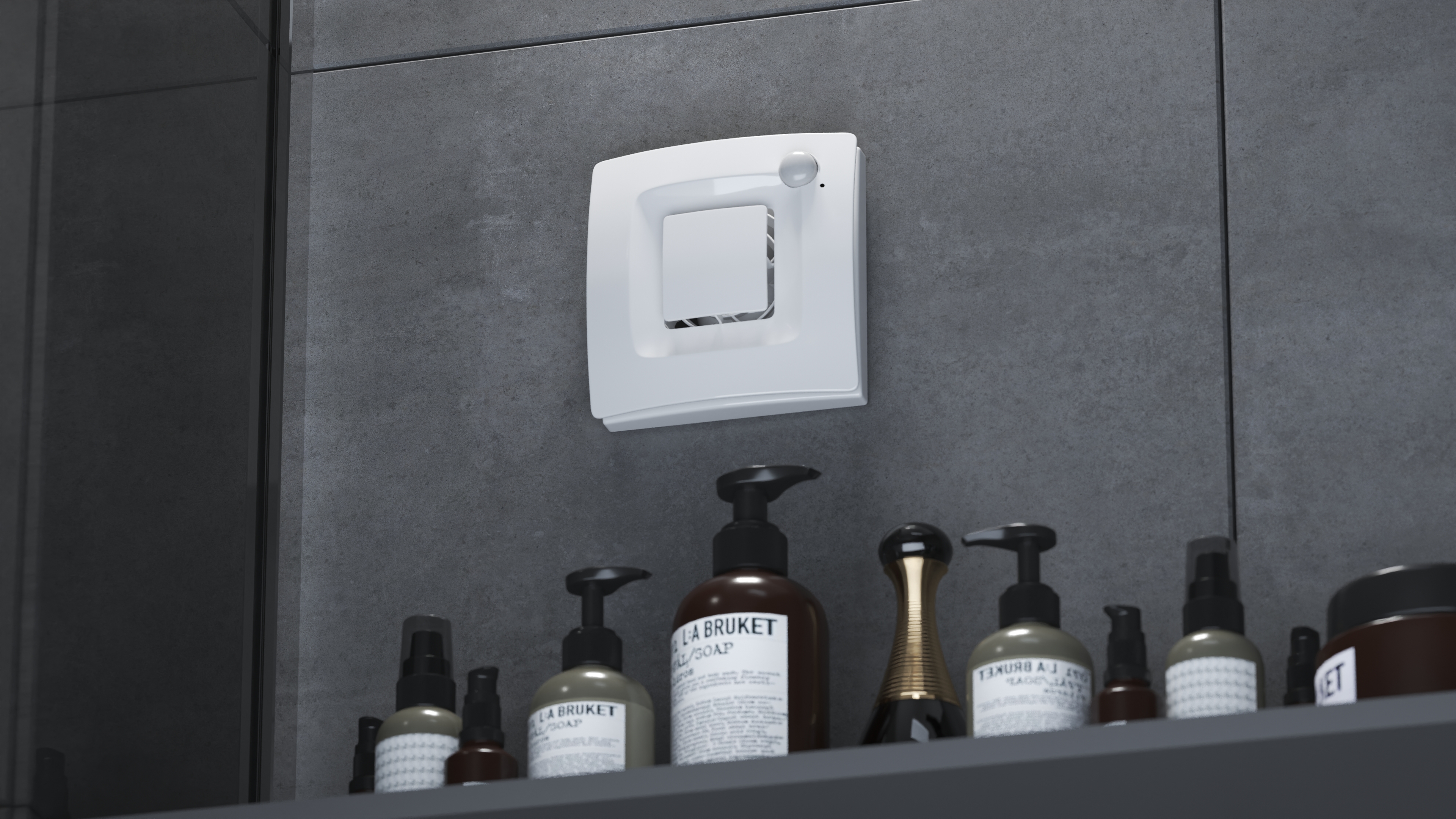 3D model Bathroom WC Extractor Fan