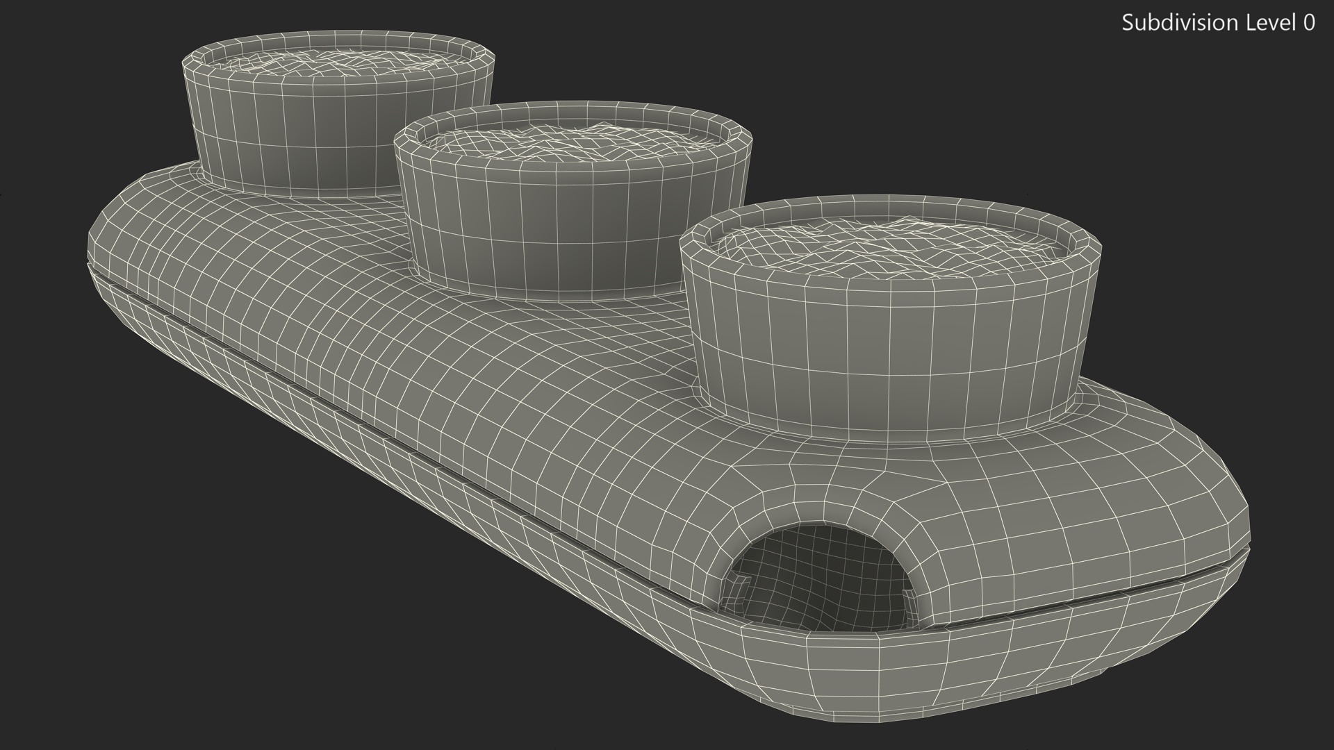 3D Ceramic Trio Pot Sagaform Beige