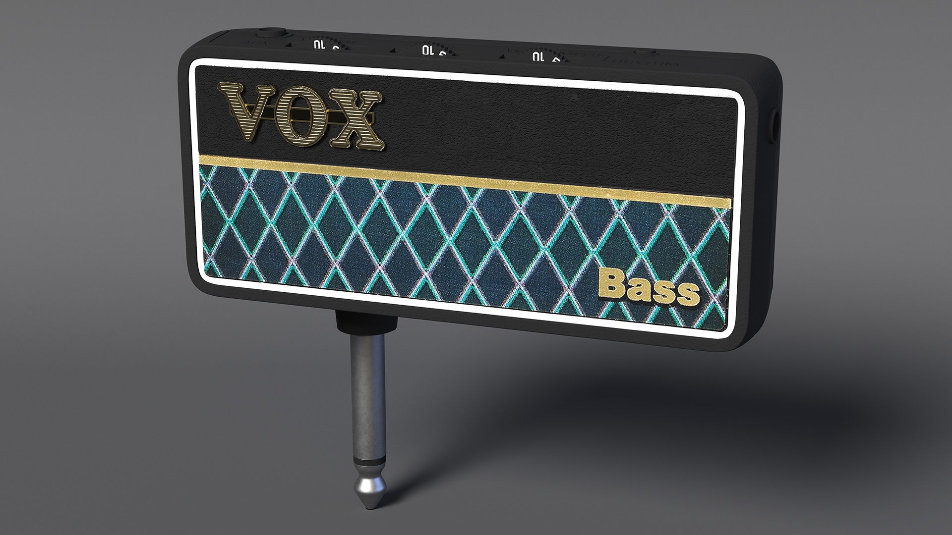 3D model Guitar Bass Headphone Amplifier VOX