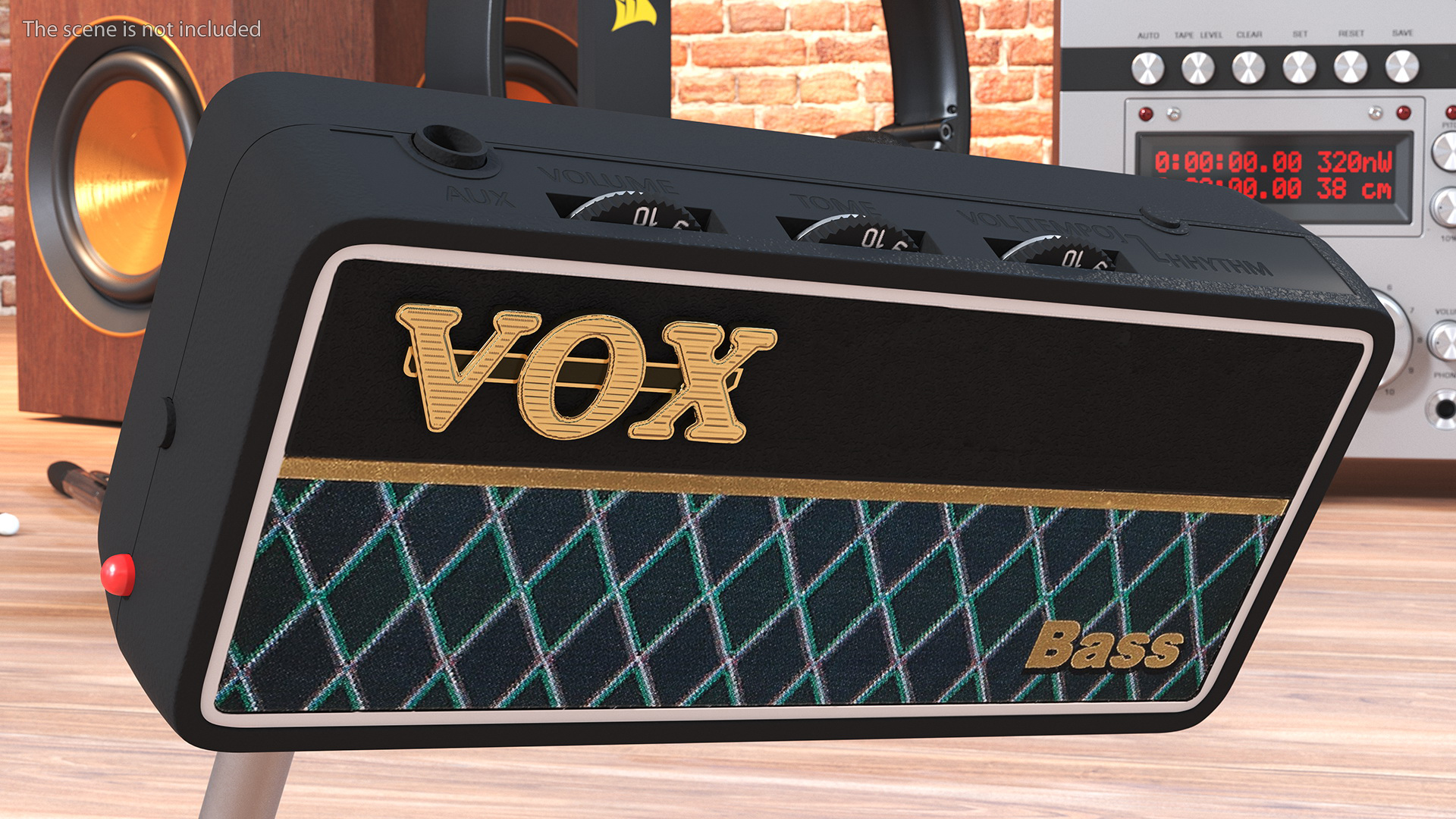 3D model Guitar Bass Headphone Amplifier VOX