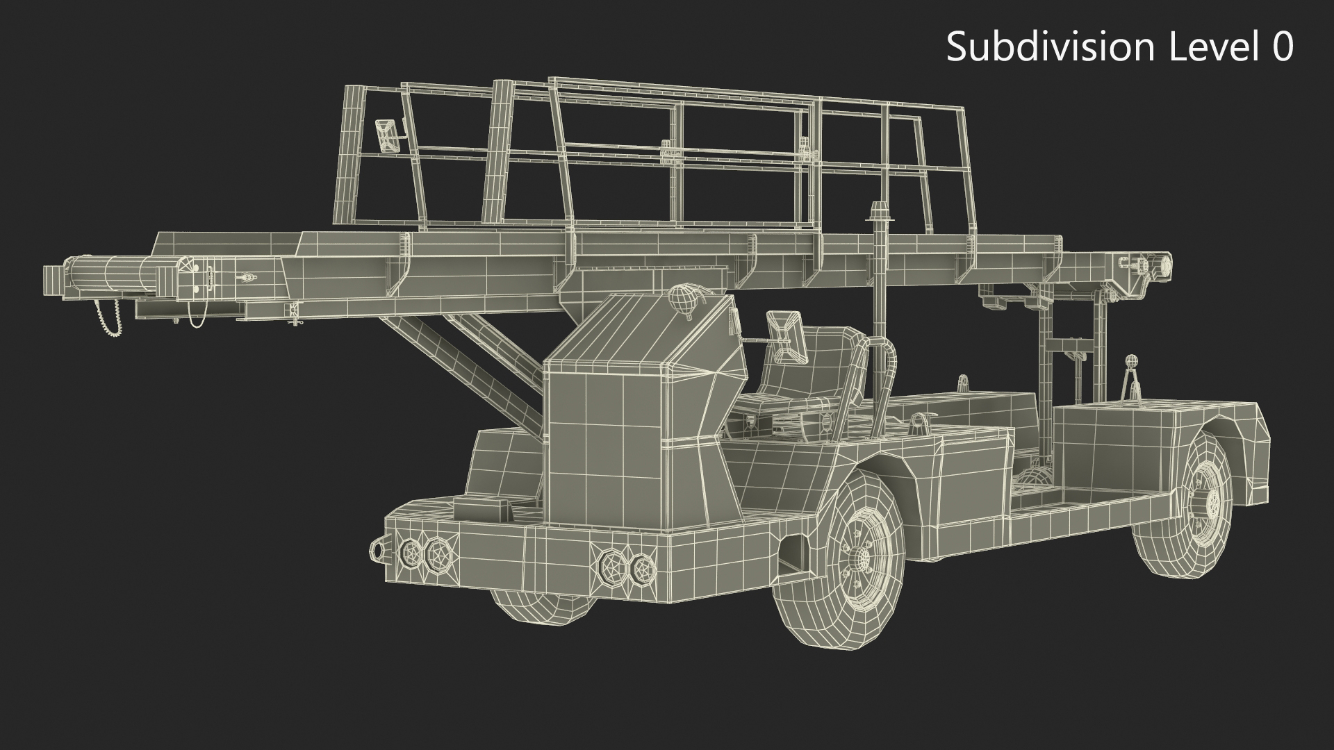 TLD Aircraft Baggage Belt Loader 3D