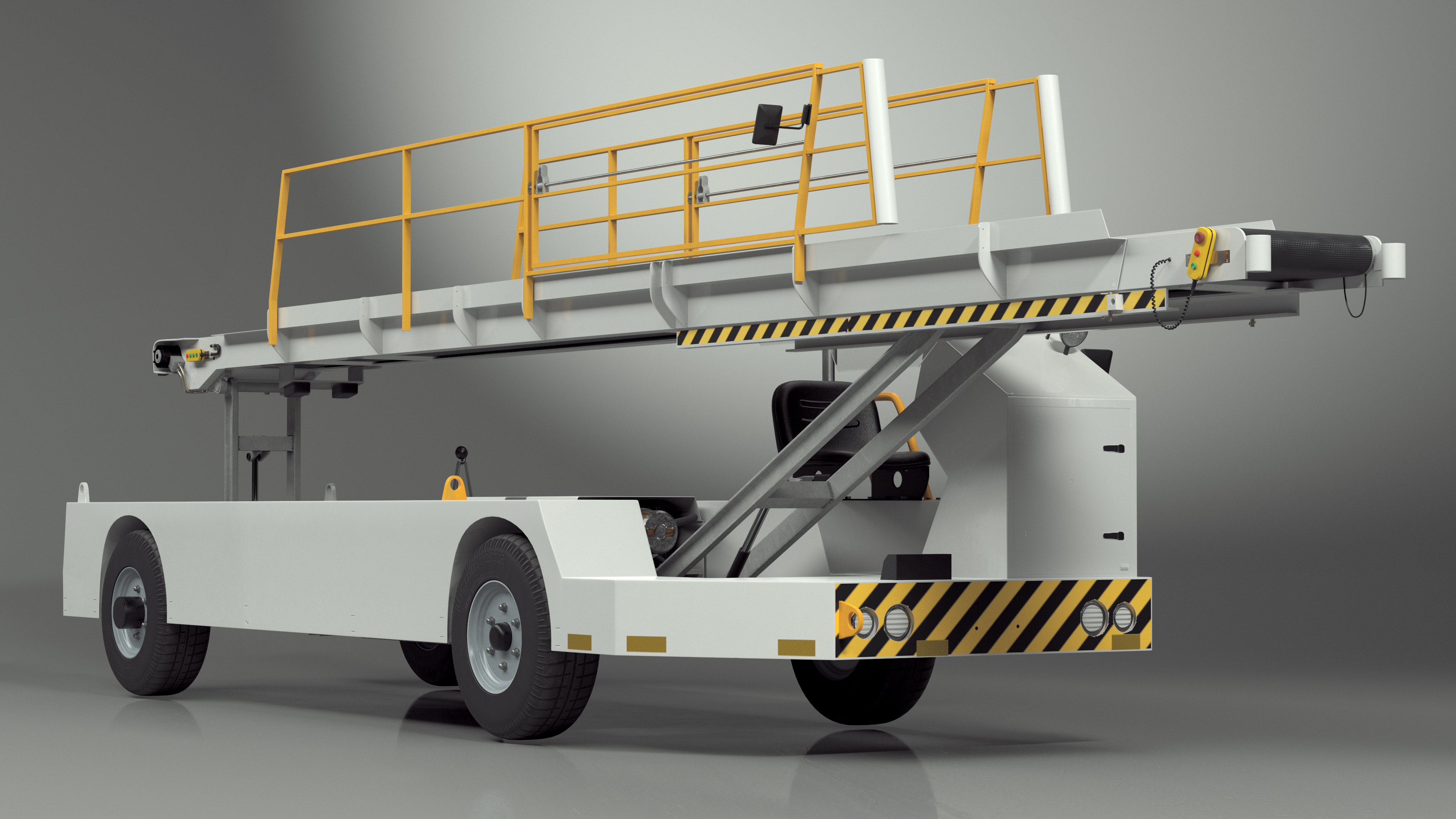 TLD Aircraft Baggage Belt Loader 3D