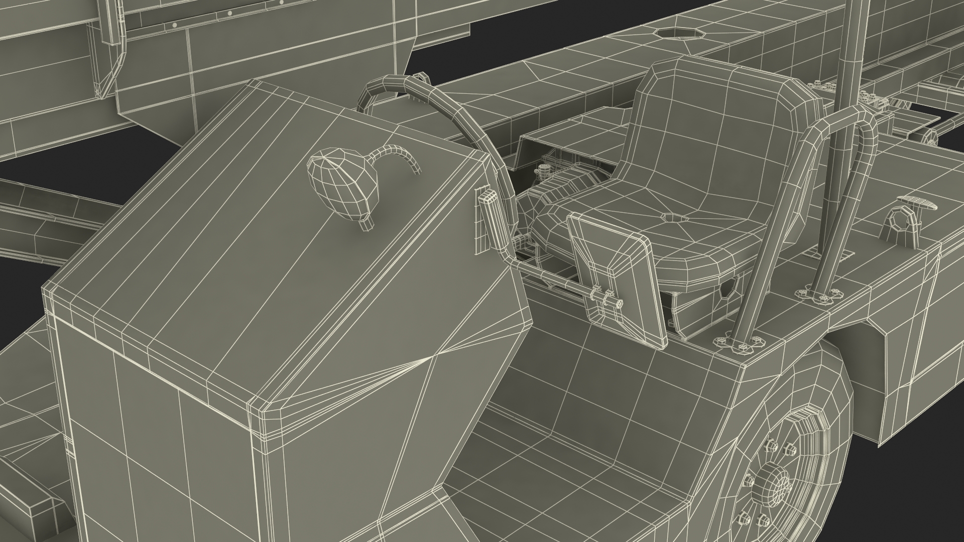 TLD Aircraft Baggage Belt Loader 3D