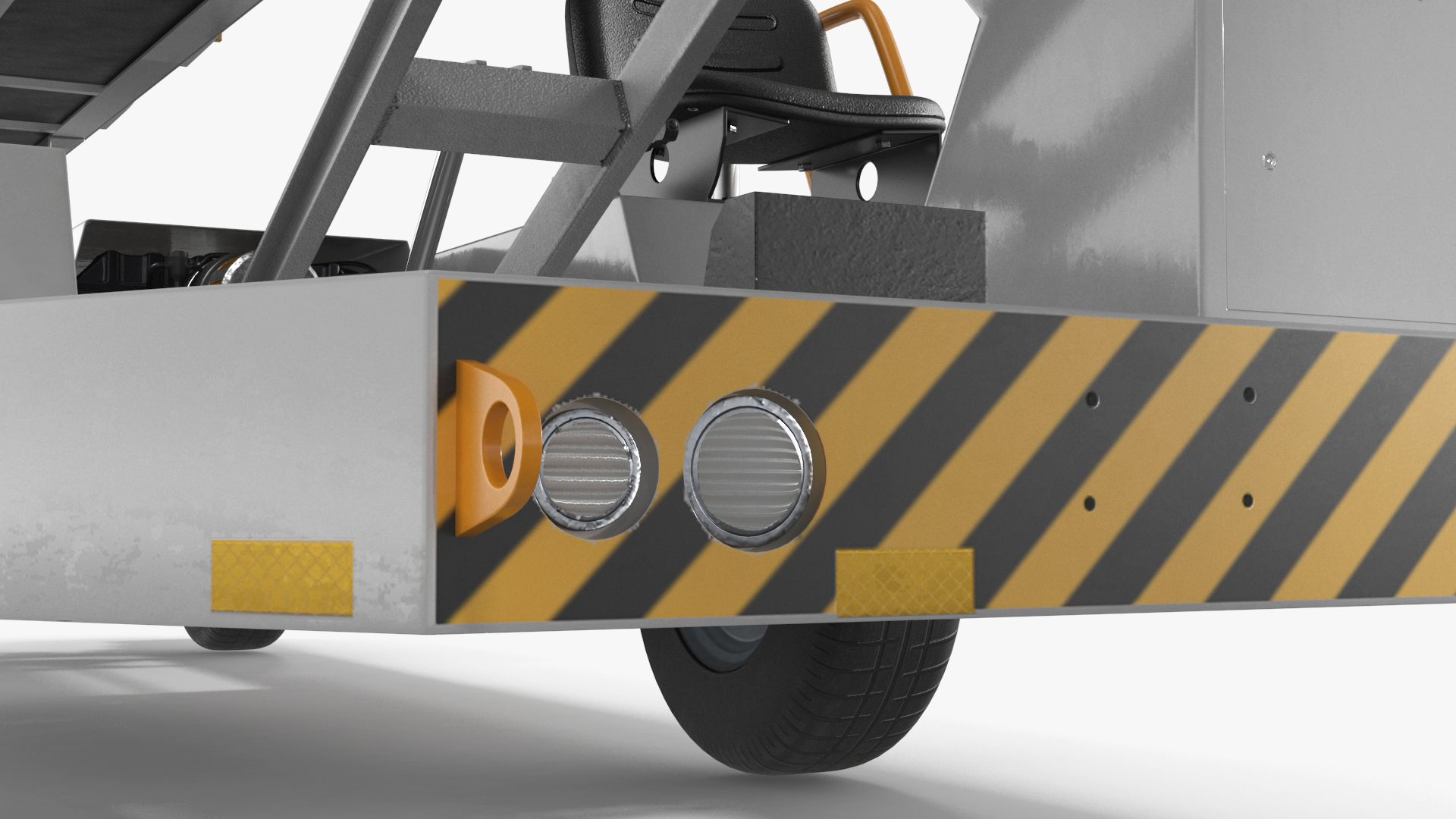 TLD Aircraft Baggage Belt Loader 3D