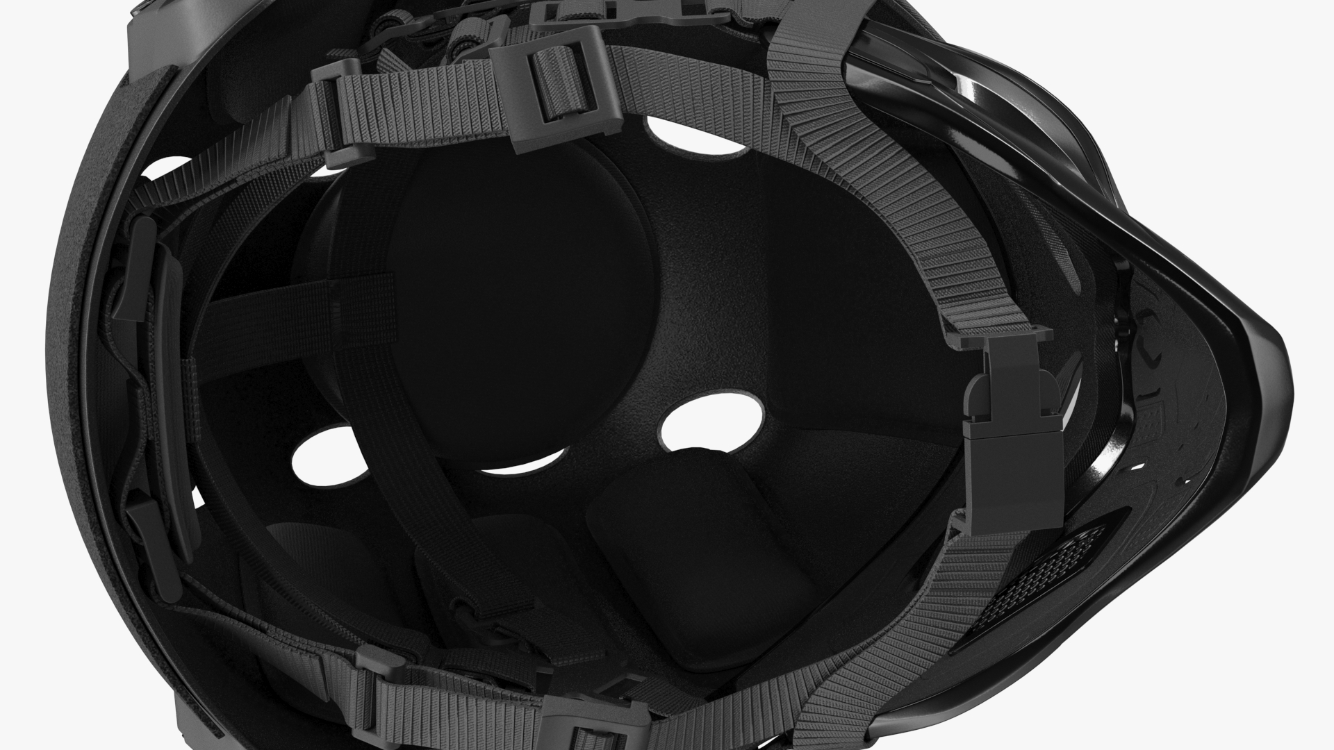 3D Black Airsoft Tactical Helmet and Mask model