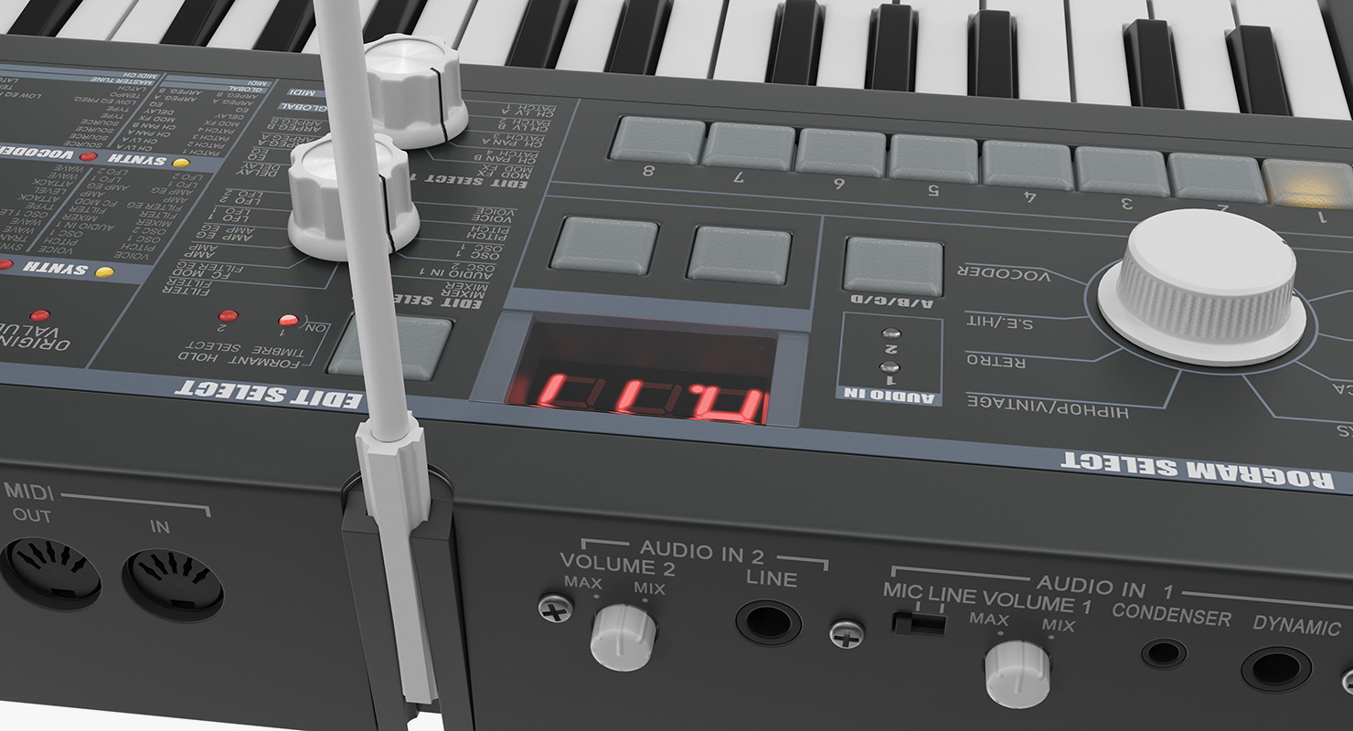3D Analog Synthesizer Generic