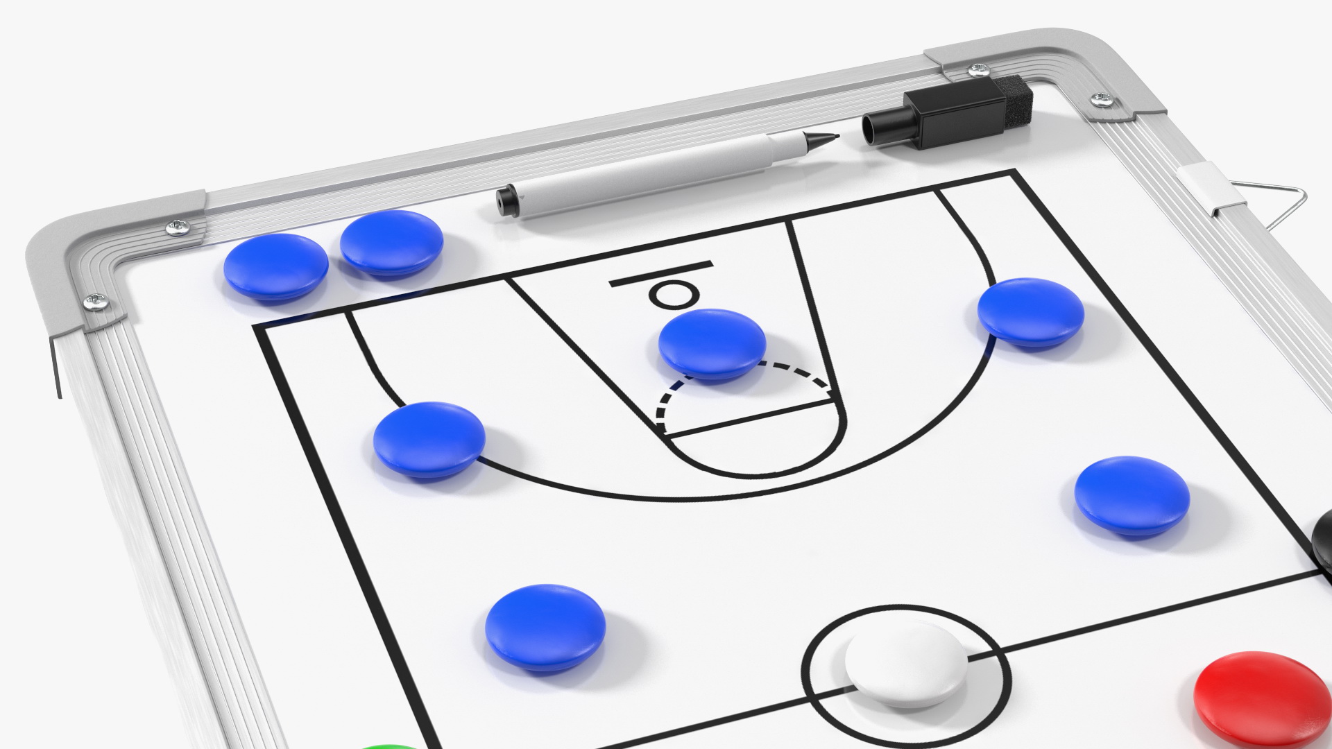 Basketball Wall-Mounted Coaching Board Fur 3D
