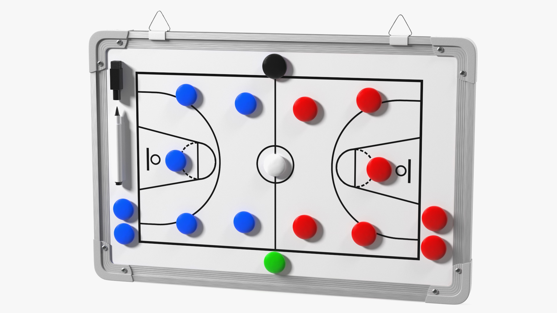 Basketball Wall-Mounted Coaching Board Fur 3D