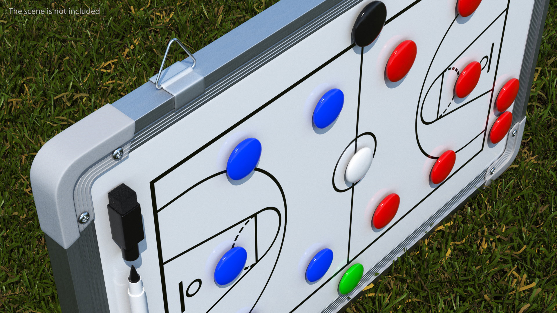 Basketball Wall-Mounted Coaching Board Fur 3D