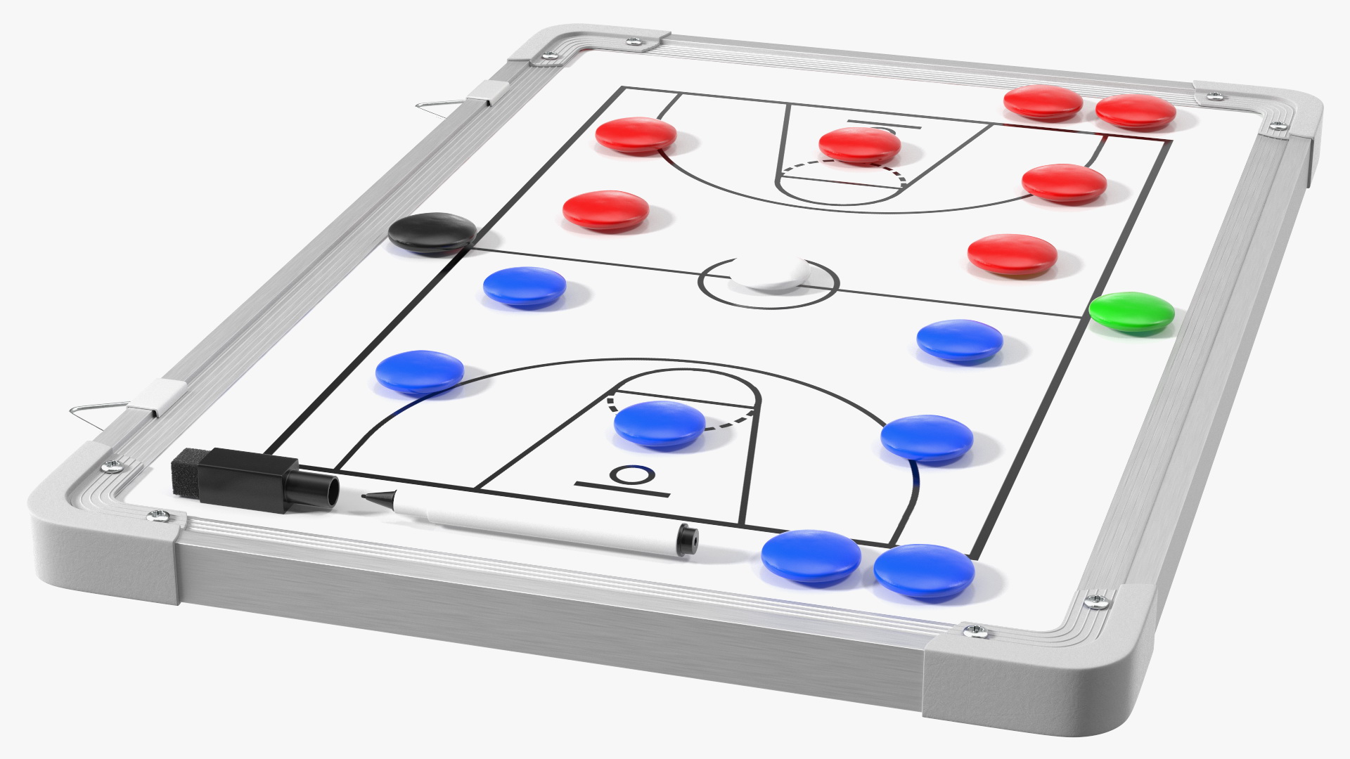 Basketball Wall-Mounted Coaching Board Fur 3D