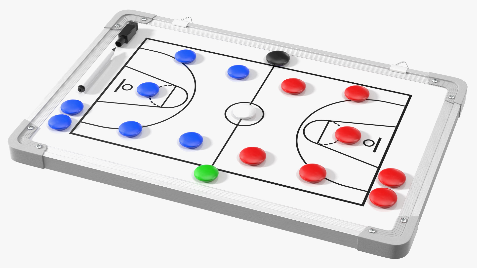 Basketball Wall-Mounted Coaching Board Fur 3D