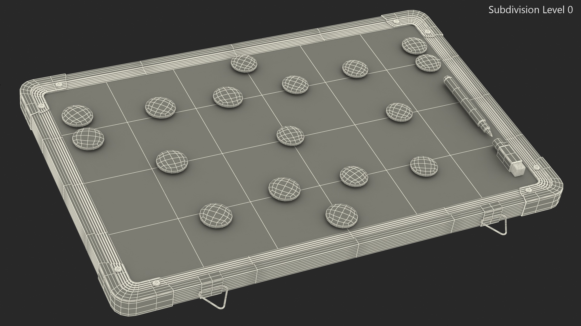 Basketball Wall-Mounted Coaching Board Fur 3D