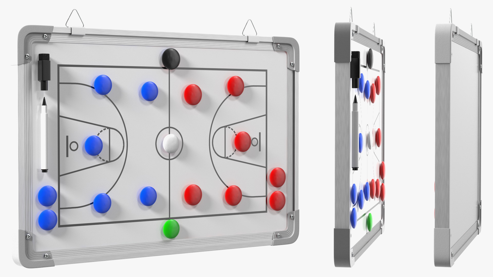 Basketball Wall-Mounted Coaching Board Fur 3D
