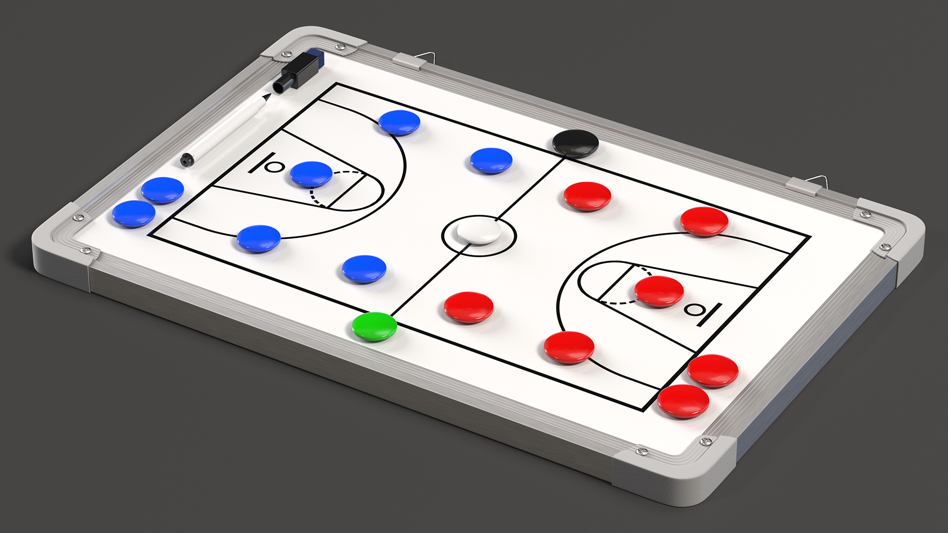 Basketball Wall-Mounted Coaching Board Fur 3D
