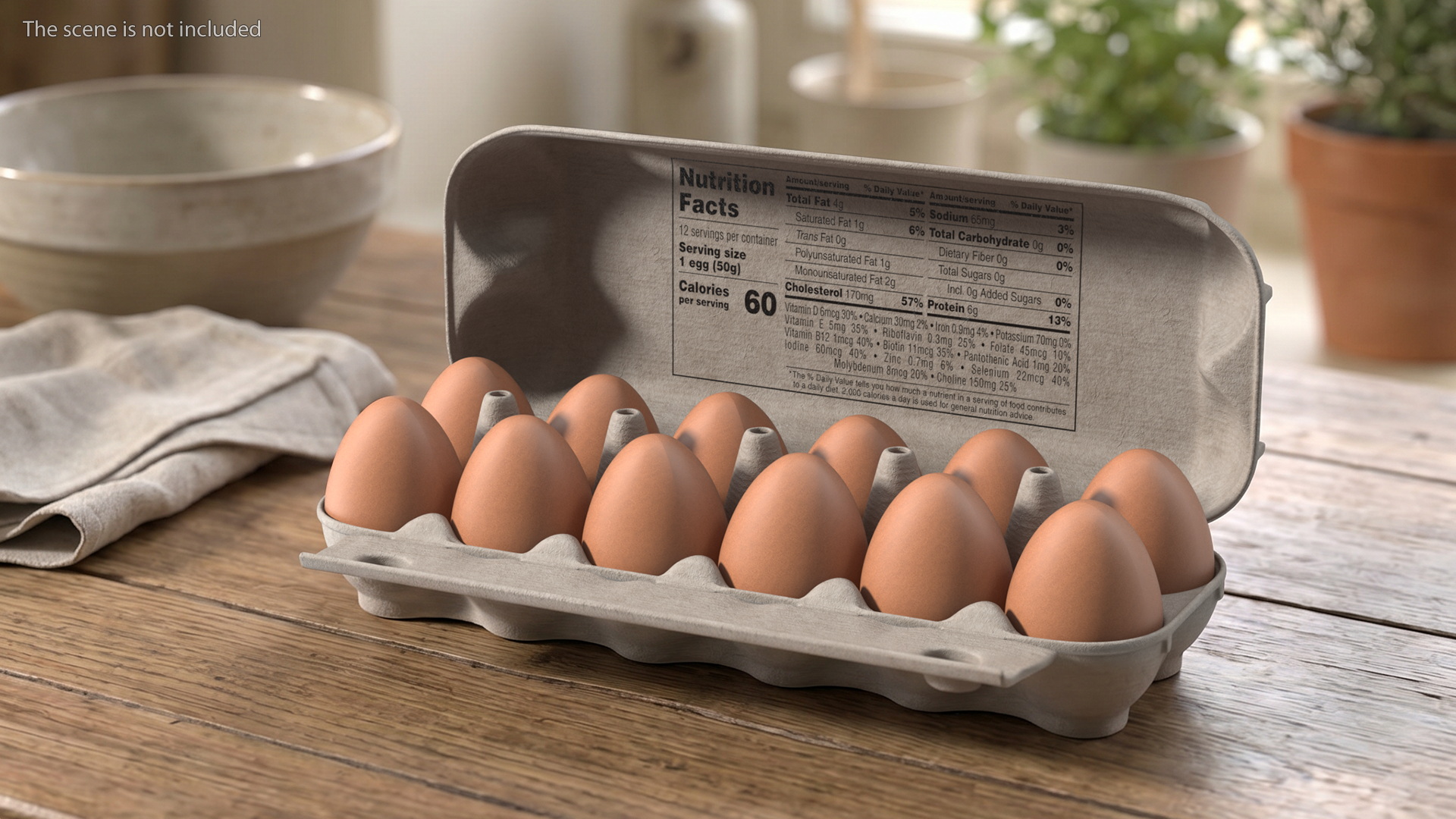 Dozen Eggs Carton, view 4