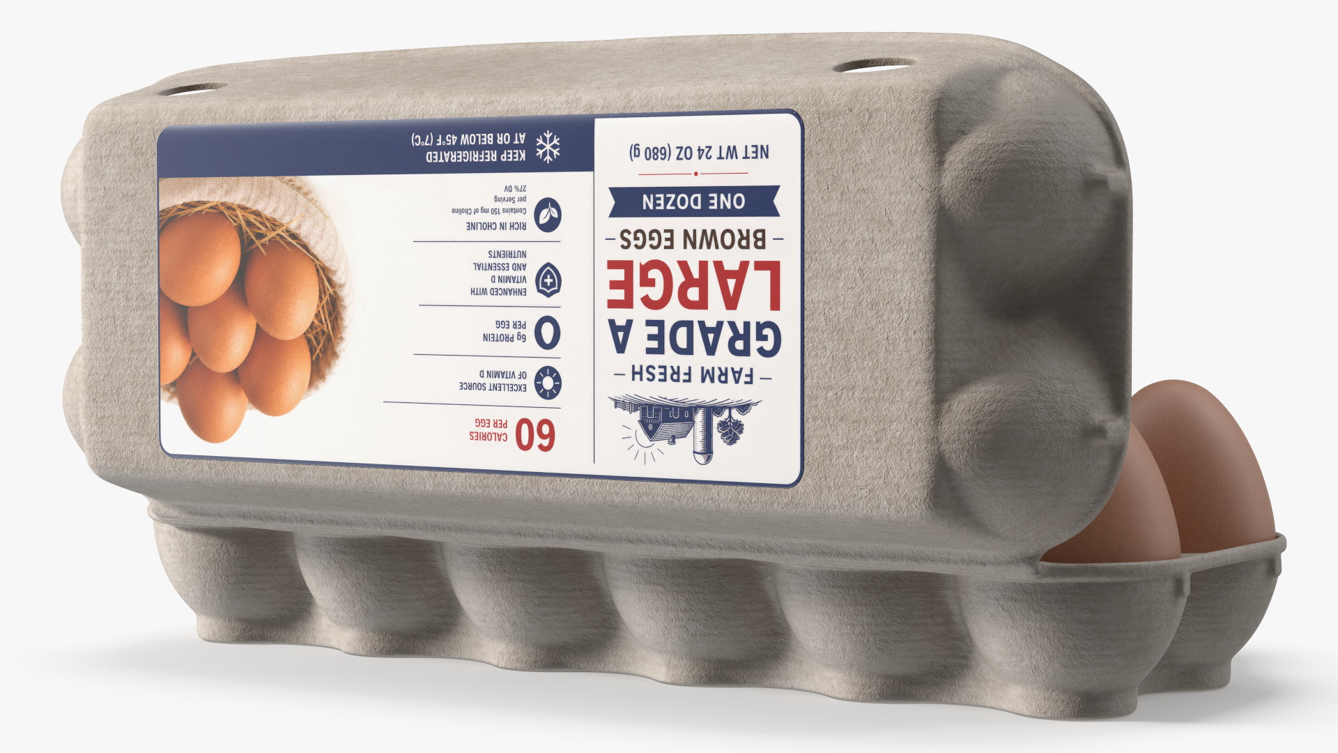 Dozen Eggs Carton, view 6