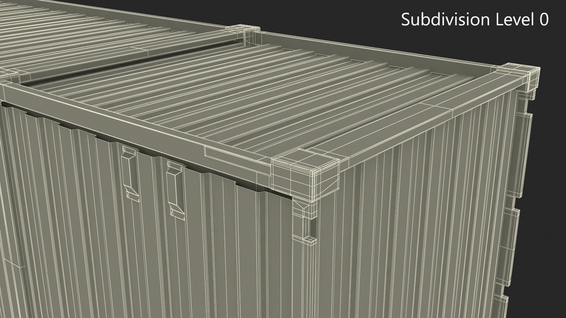 Shipping Container 53 Ft 3D model