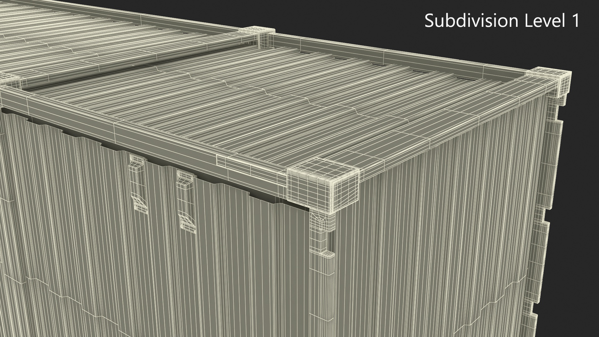 Shipping Container 53 Ft 3D model
