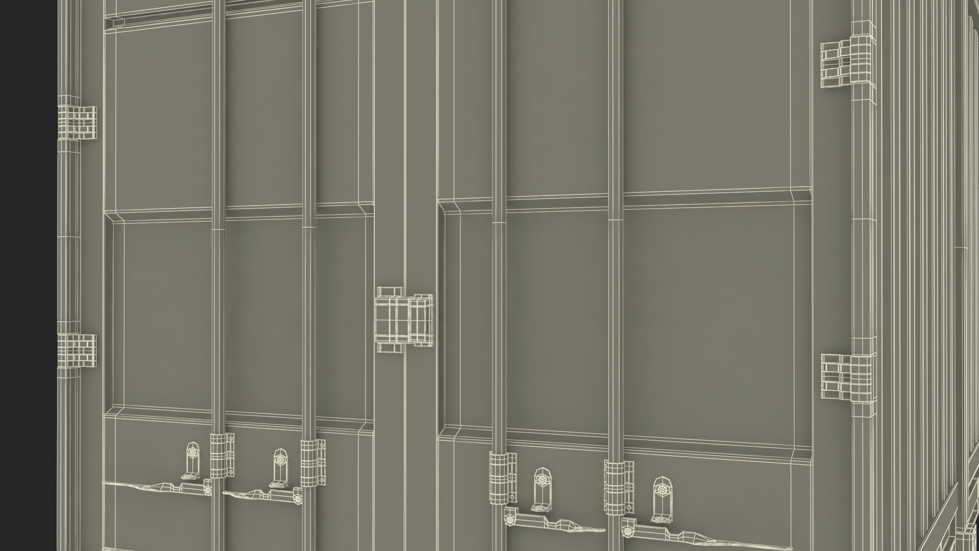 Shipping Container 53 Ft 3D model