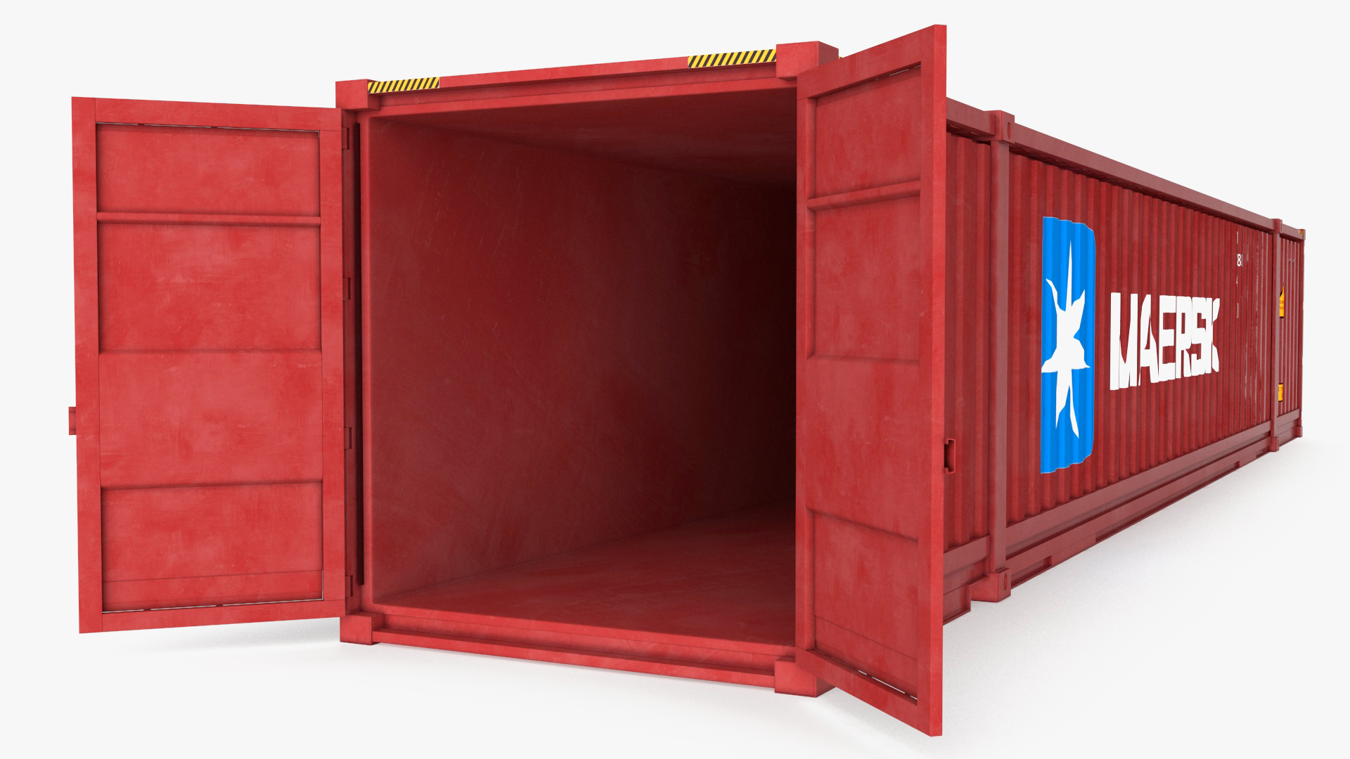 Shipping Container 53 Ft 3D model