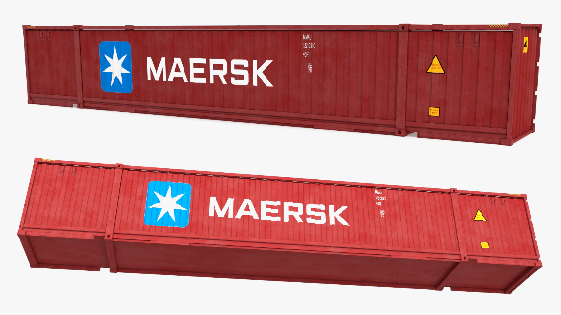 Shipping Container 53 Ft 3D model